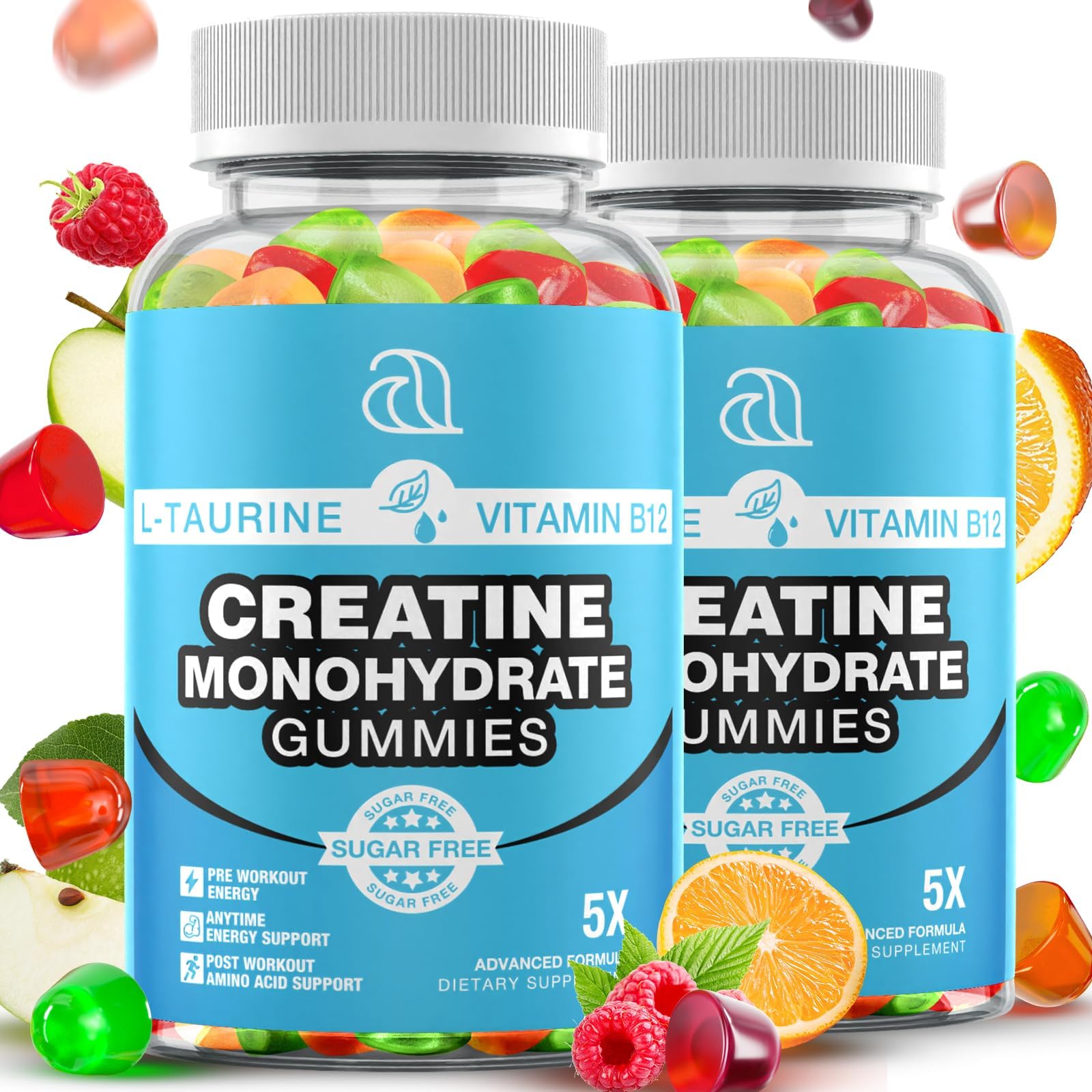 DRZIHOOCH Creatine Gummies for Women & Men - Creatine Monohydrate Gummies Tasty Chewable Supplement, Muscle Support & Energy Boost (2 Pack) DRZIHOOCH buy supplements canada