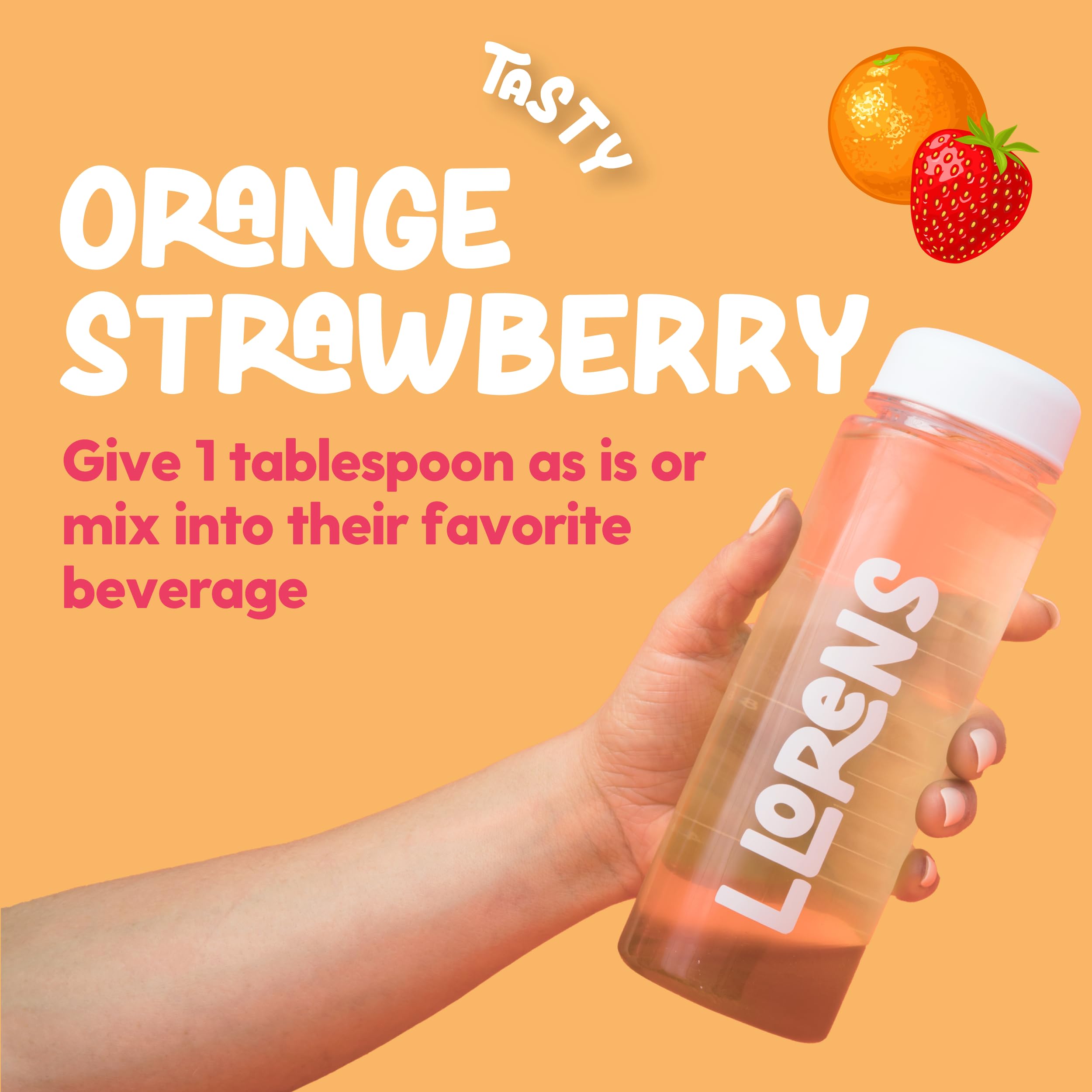 Appetite Booster Weight Gainer for Kids, 16 Fl Oz, Natural Orange Strawberry By Llorens Wellness LLORENS PHARMACEUTICAL buy supplements canada