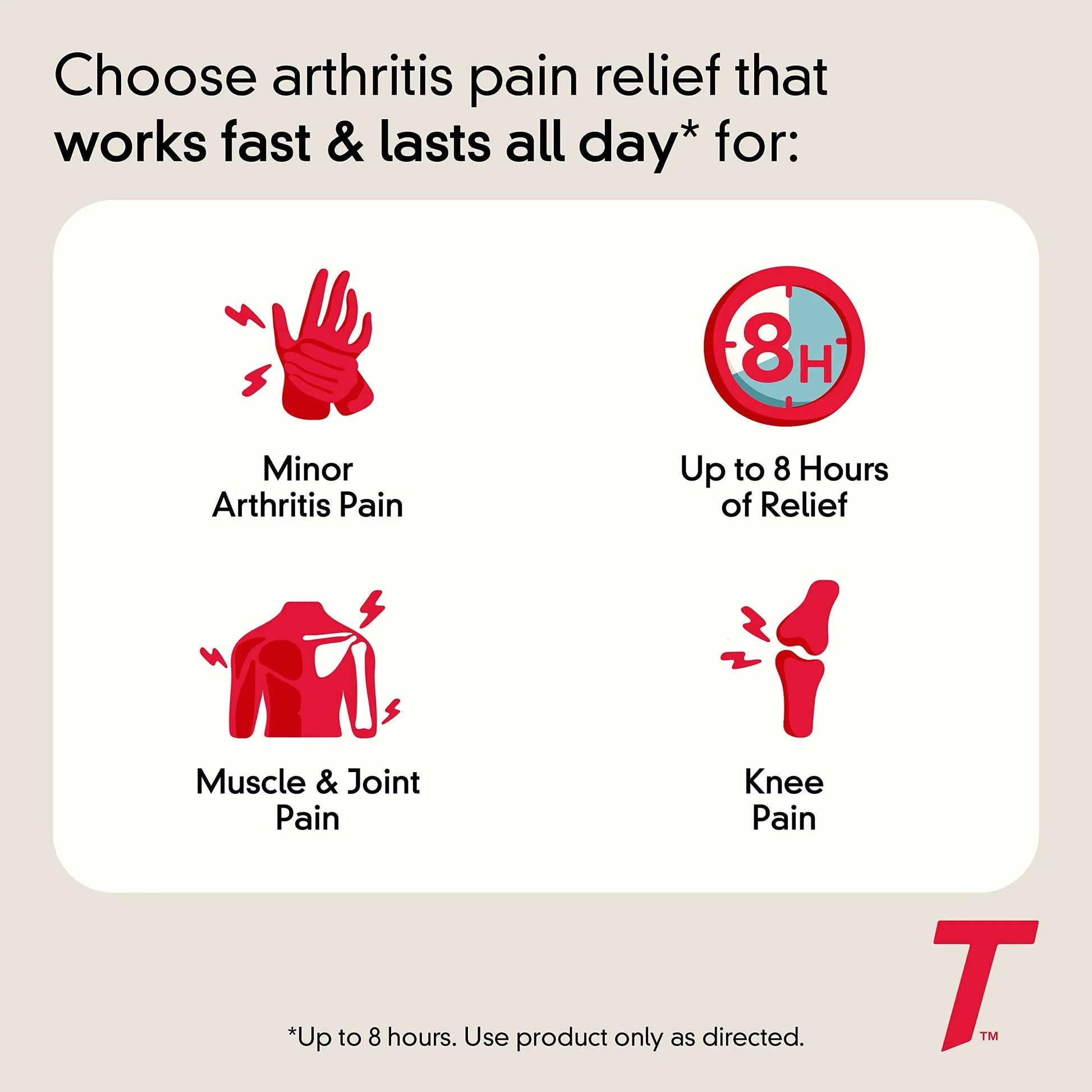 Tylenol 8HR Arthritis Pain Relief Caplets, Fast, Strong Pain Relief, 650 mg Acetaminophen for Minor Arthritis & Joint Pain, Fever Reducer, Extended Release, Won't Irritate Stomach, 100 Count Tylenol buy supplements canada