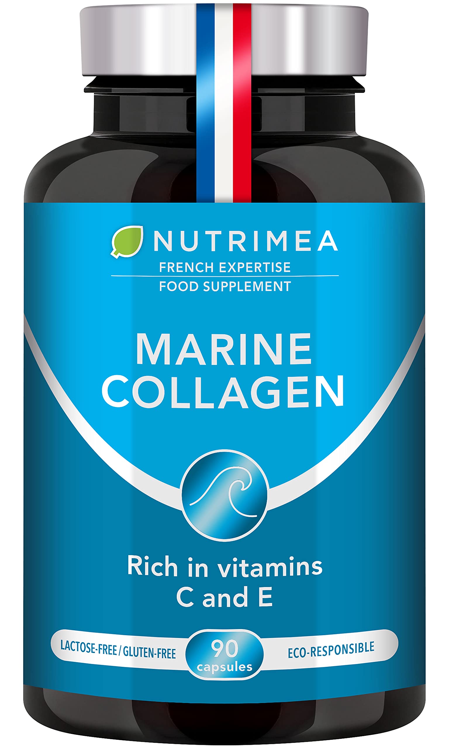Pure Marine Collagen (900mg) - Enriched with Vitamins C and E – Patented Premium Type I & II Hydrolysed Collagen Plastimea buy supplements canada