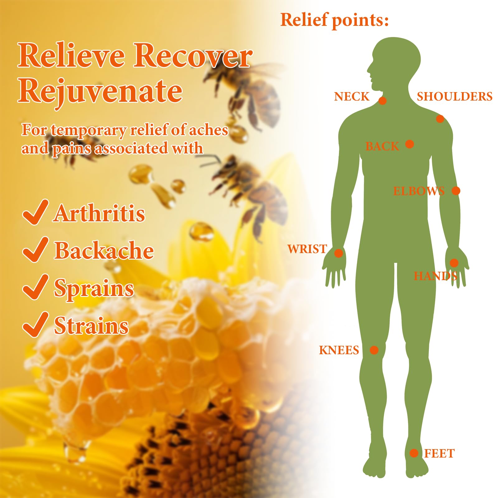Cedonivor Bee Venom Joint and Bone Therapy Cream, New Bee Venom Gel, Specializes in Muscle Soothing, for All Parts of The Body, for Men & Women Cedonivor buy supplements canada