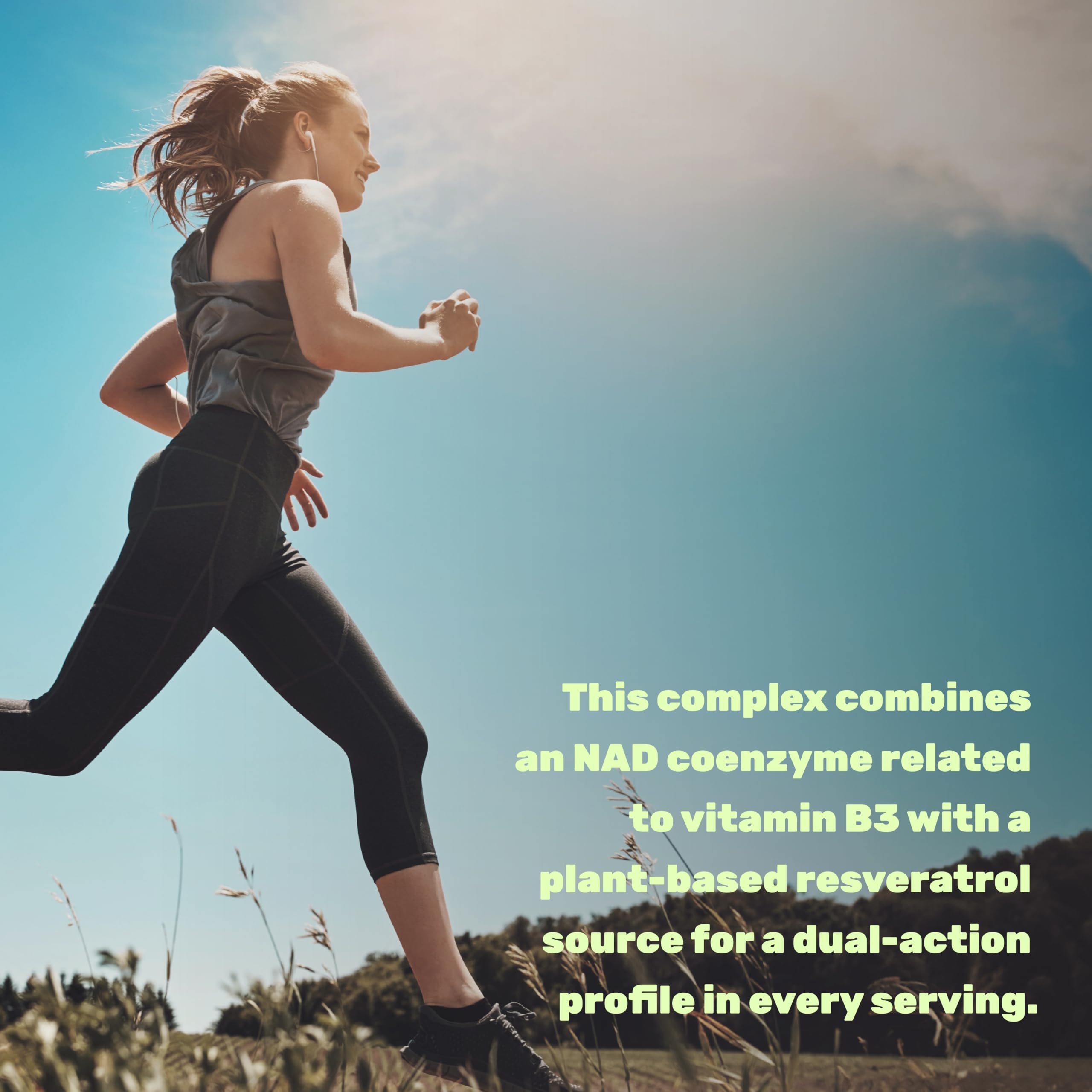 NAD+ Resveratrol Supplement 1,000mg Per Serving, 120 Veggie Capsules | 2-in-1 Extra Strength NMN Supplement Alternative | NAD Supplements for Women & Men | Non-GMO, Gluten Free DEAL SUPPLEMENT buy supplements canada