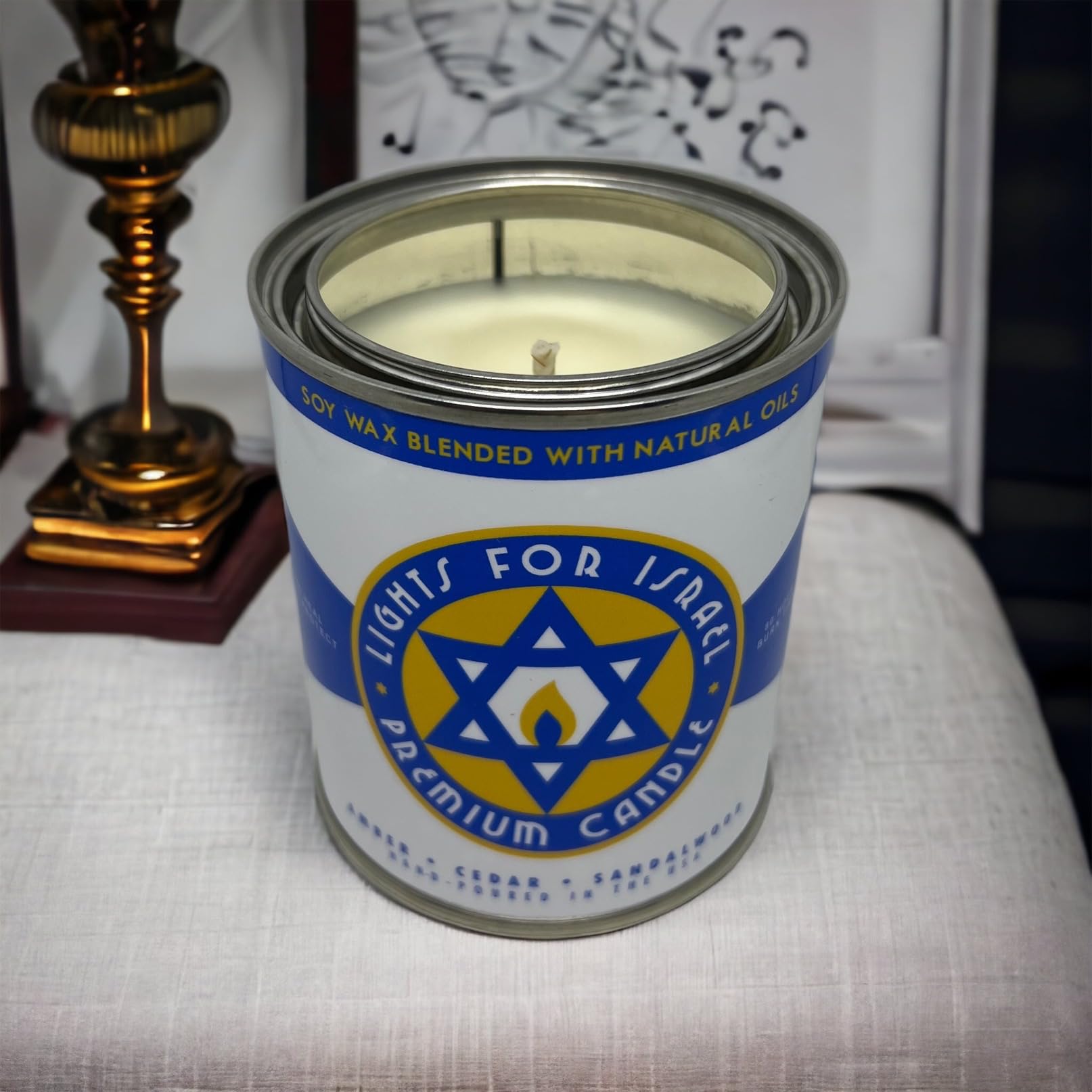 Long-Burning, One-Pint Premium Candles for Men | Vintage Inspired Oil Can Design | Soy Wax FURY BROS. buy supplements canada