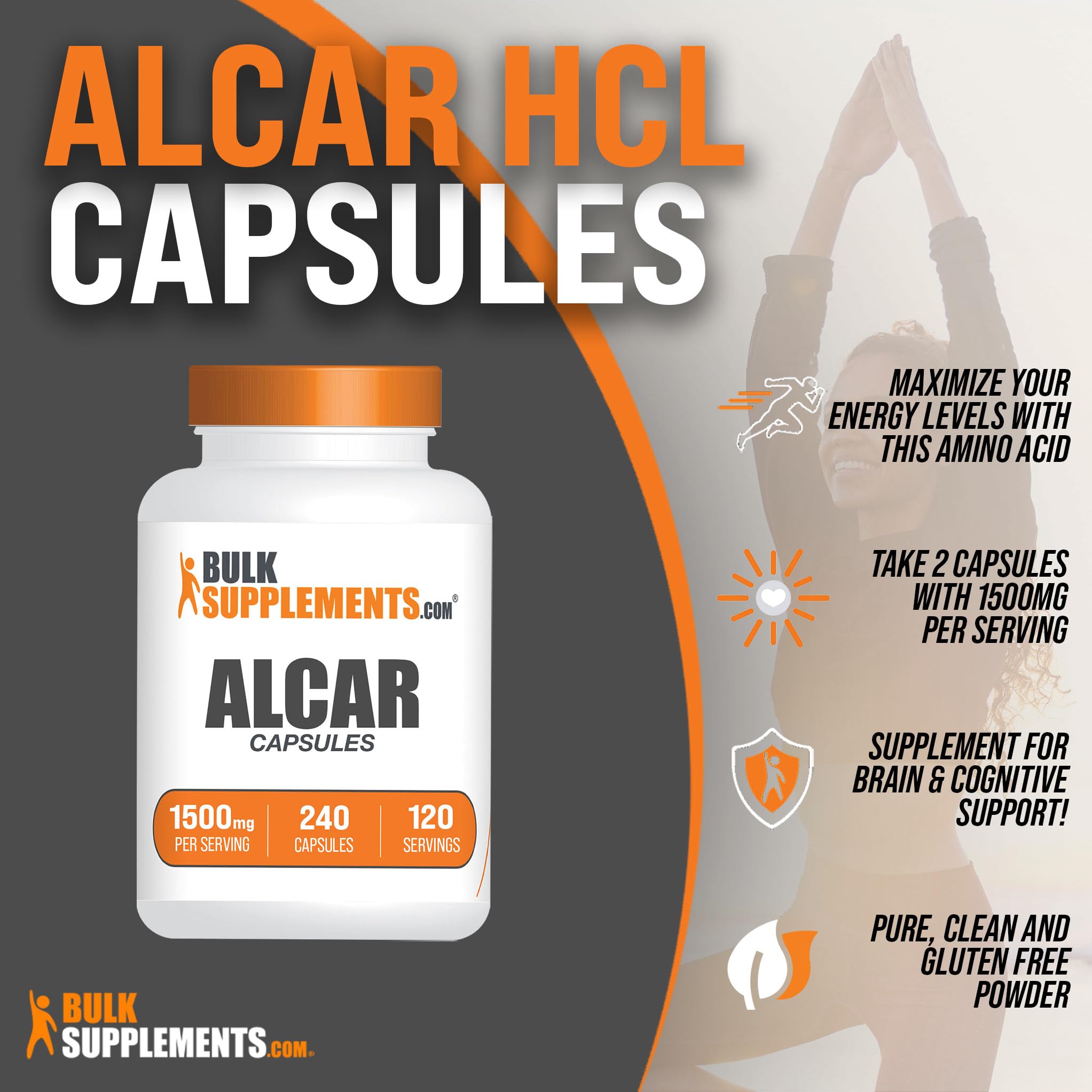 BULKSUPPLEMENTS.COM Acetyl L-Carnitine Capsules - ALCAR HCl, Carnitine Supplement BULKSUPPLEMENTS.COM buy supplements canada