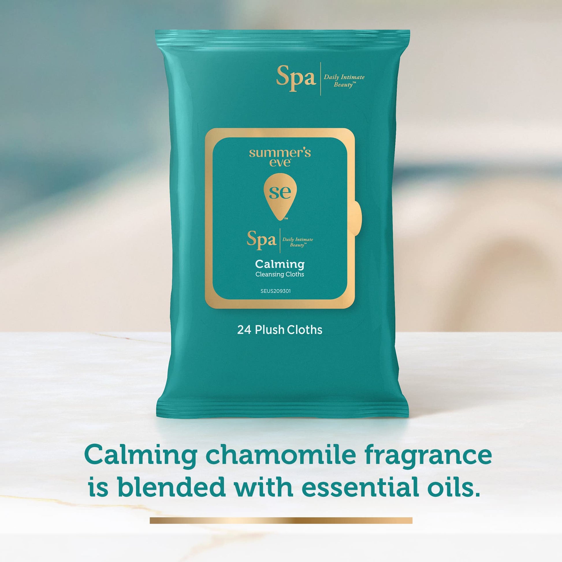Summer's Eve Spa Calming Chamomile Feminine Wipes, 100% Plant Based*, pH balanced Plush Cloths Summer's Eve buy supplements canada