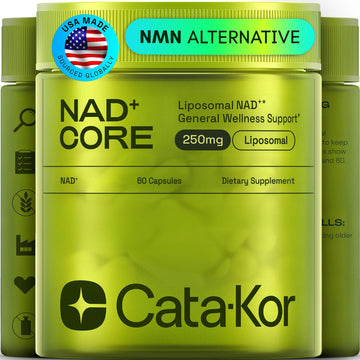 Cata-Kor NMN Supplement Alternative – Liposomal NAD+ Supplement – Third-Party Tested – NAD CORE – 30-Day Supply – 60 Capsules Cata-Kor buy supplements canada