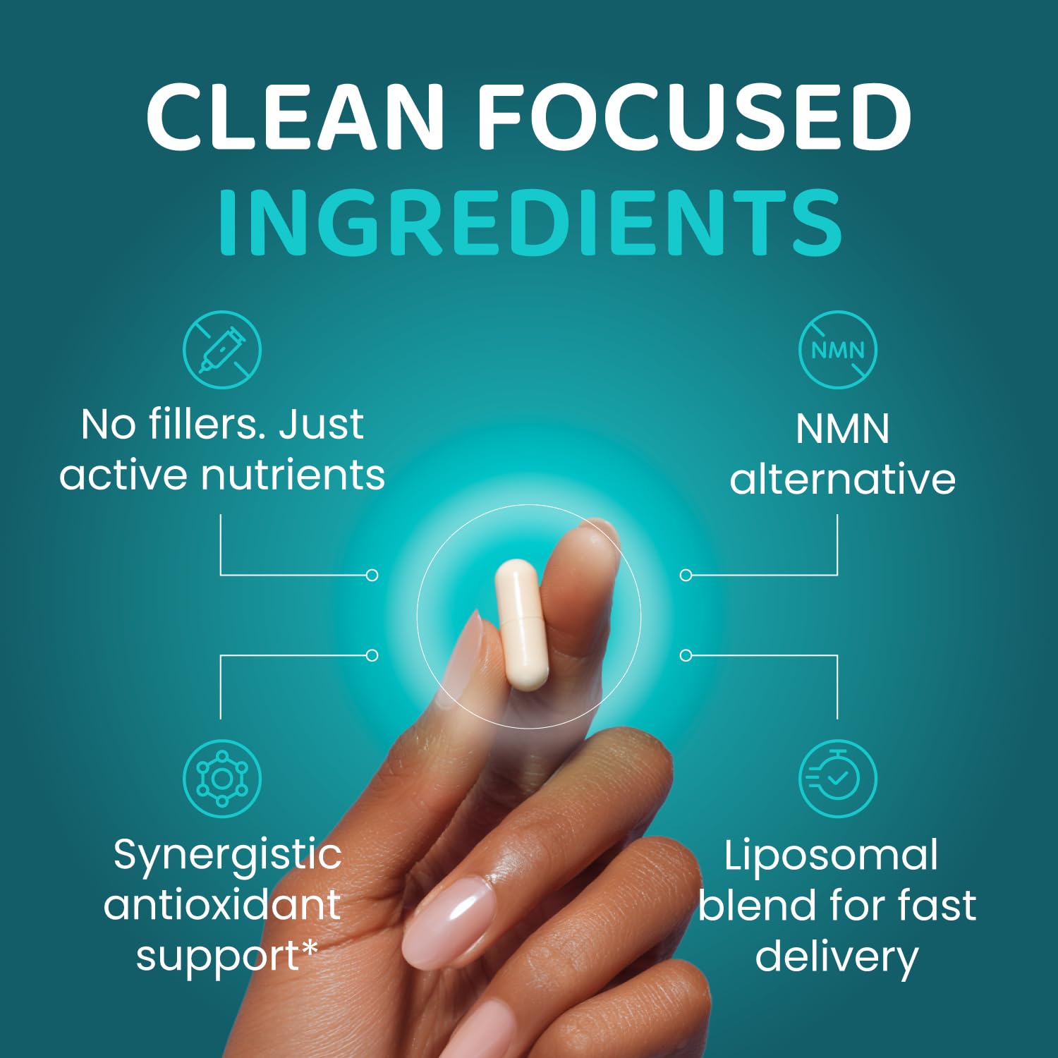NAD+ Elite Complex – Direct NAD+ 300 mg with Urolithin A, Resveratrol, CoQ10 & Antioxidant Blend – Cellular Energy, Mitochondrial Support & Healthy Aging – Vegan, Non-GMO, 60 Capsules (30 Servings) Simply Nature's Pledge buy supplements canada