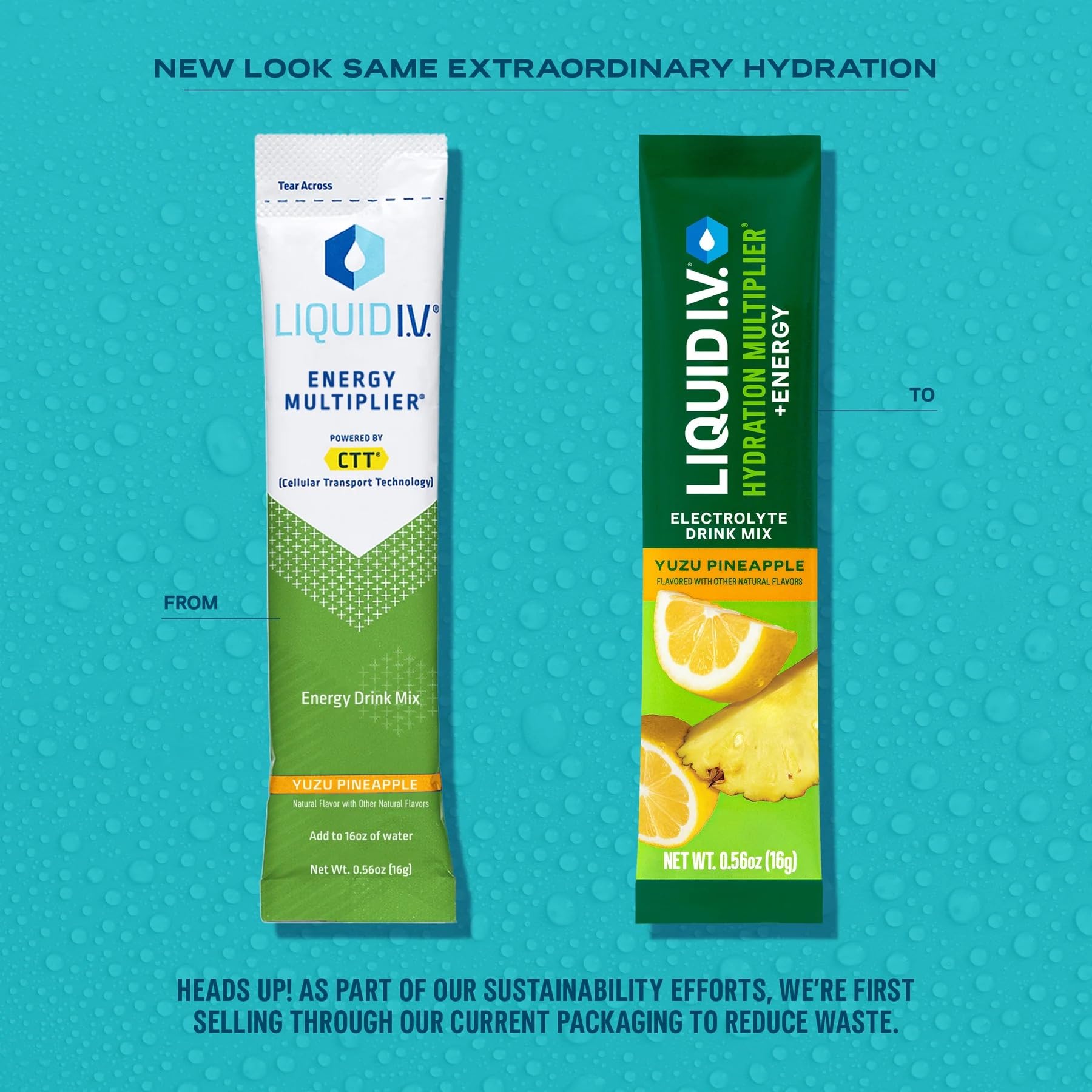 Liquid I.V.® Hydration Multiplier +Energy - Yuzu Pineapple | Electrolyte Powder Drink Mix | 1 Pack (14 Servings) Liquid I.V. buy supplements canada