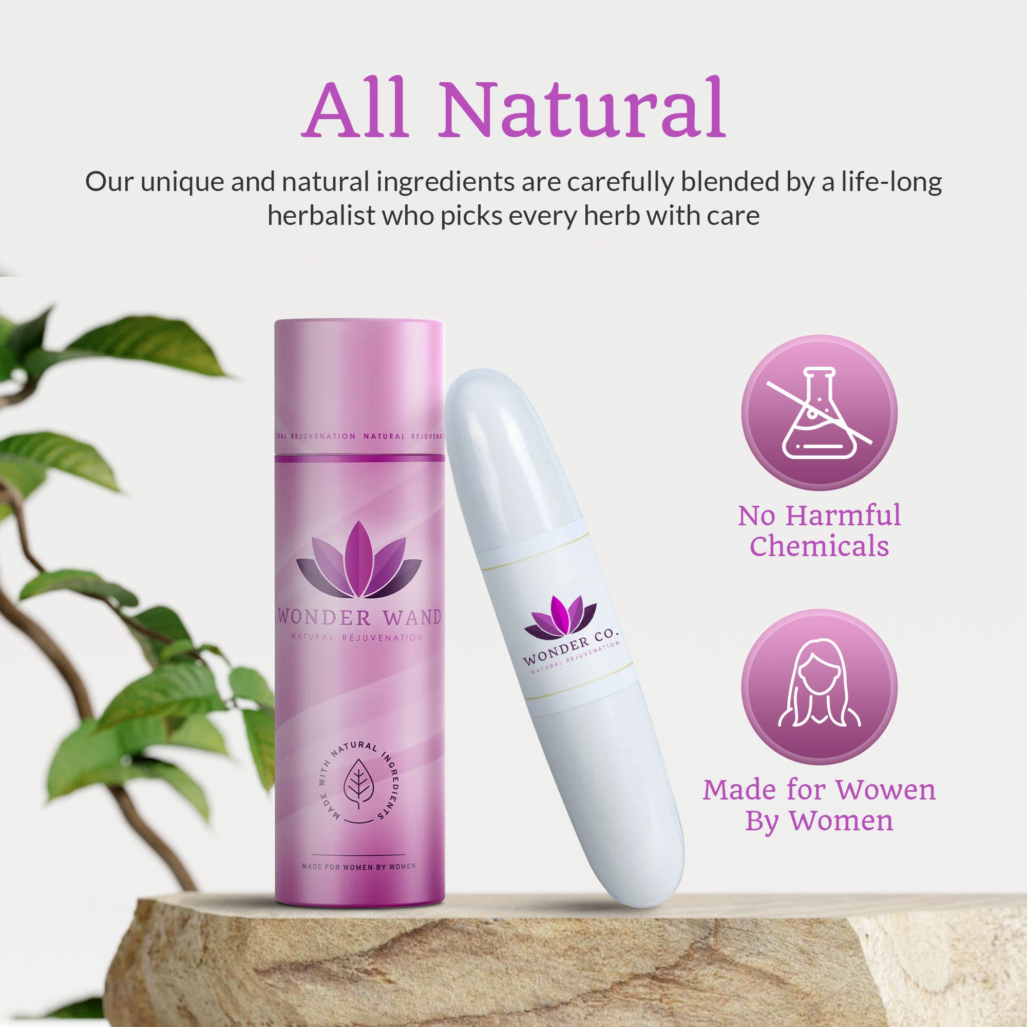 Wonder Co. - Wonder Wand, Upgraded Feminine Care Support, Fast-Acting Wand Essential WONDER CO. buy supplements canada