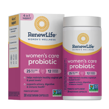 Renew Life Probiotics for Women, 25 Billion CFU Guaranteed, Probiotic Supplement for Digestive, Vaginal & Immune Health, Shelf Stable Renew Life buy supplements canada