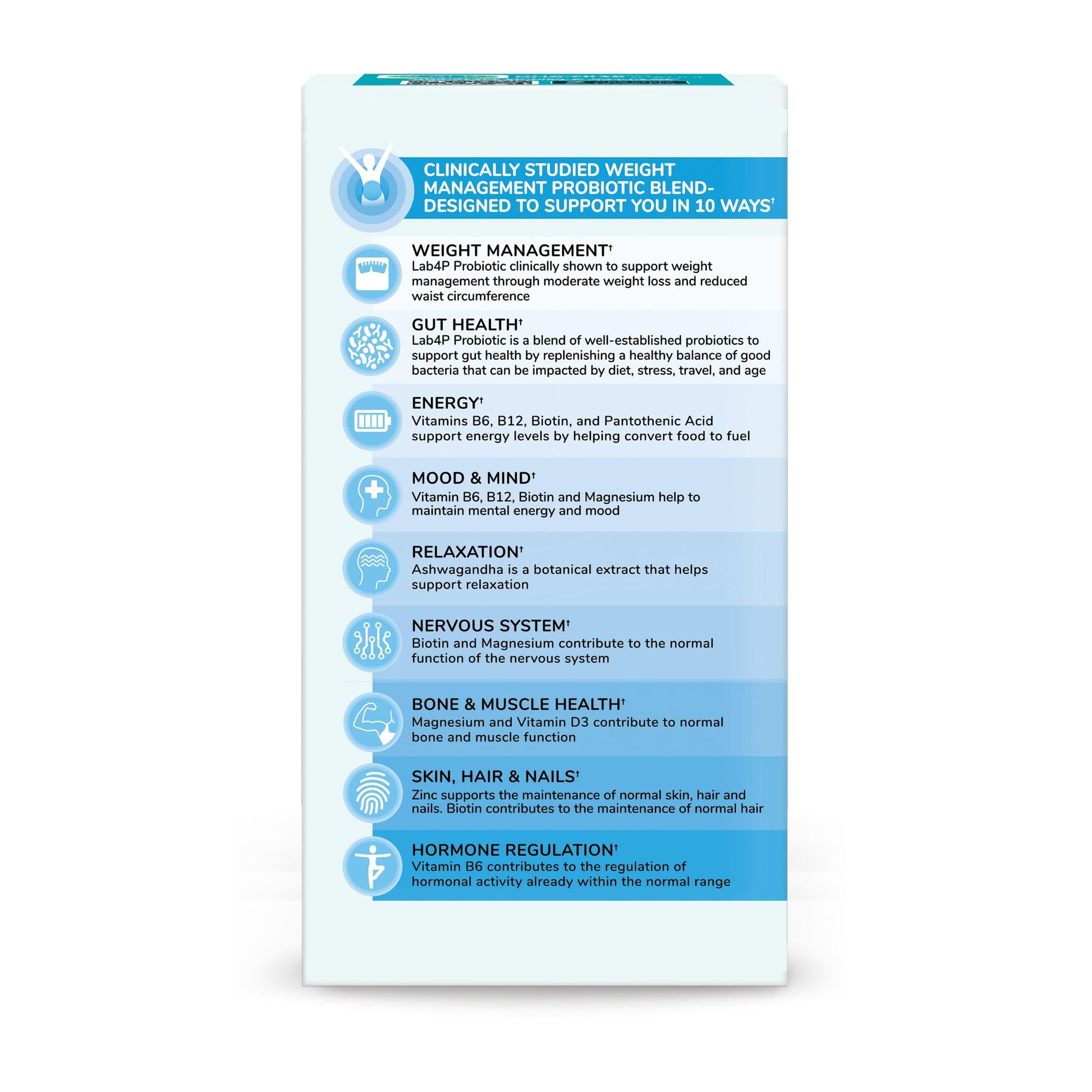 Health & Her Weight Management Probiotics for Women - Perimenopause & Menopause Supplement - Clinically Studied 50bn CFU Probiotics to Support Gut Health, Energy, Mood & Mind, Vegan (60 ct - 1 Month) Health and Her buy supplements canada