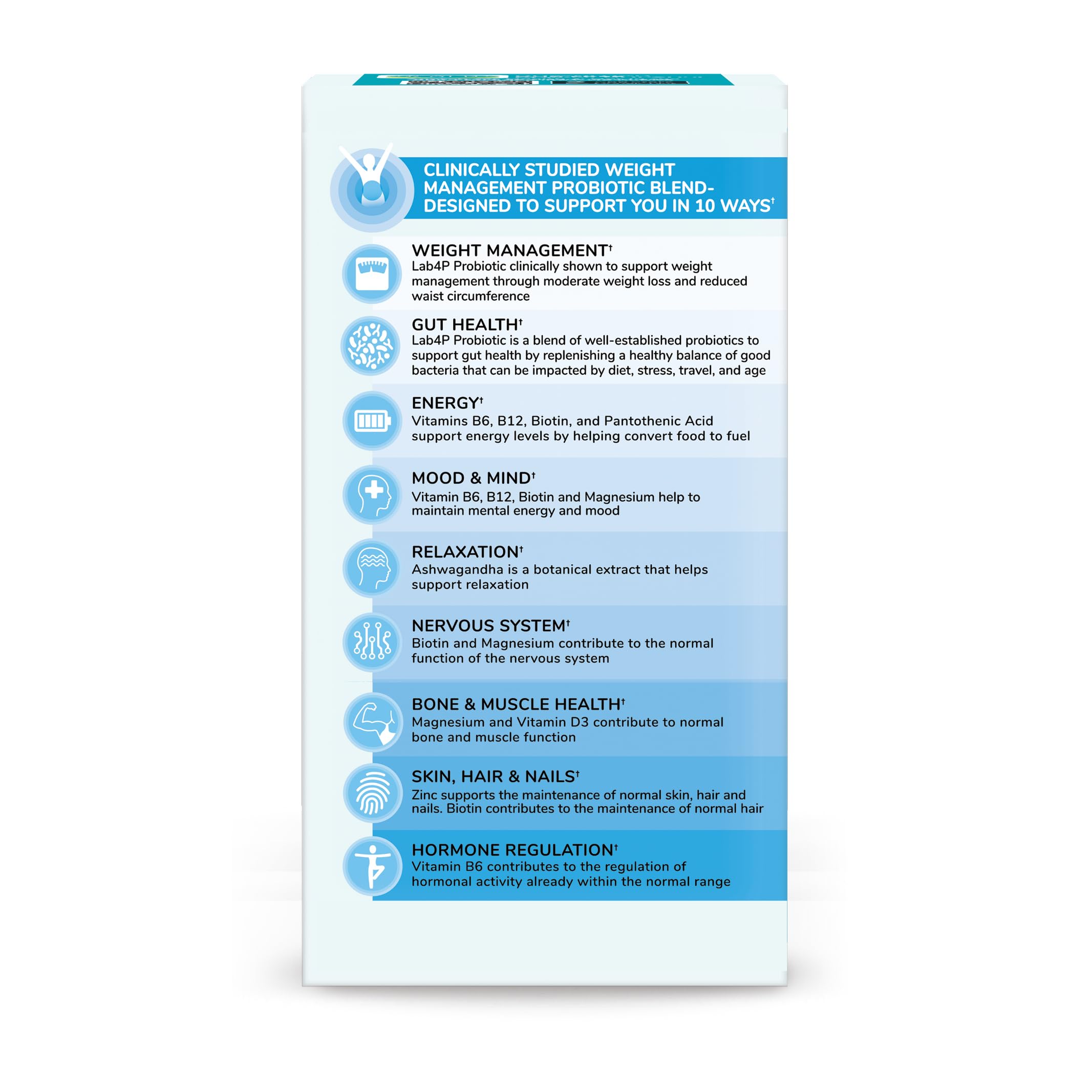 Health & Her Weight Management Probiotics for Women - Perimenopause & Menopause Supplement - Clinically Studied 50bn CFU Probiotics to Support Gut Health, Energy, Mood & Mind, Vegan (60 ct - 1 Month) Health and Her buy supplements canada