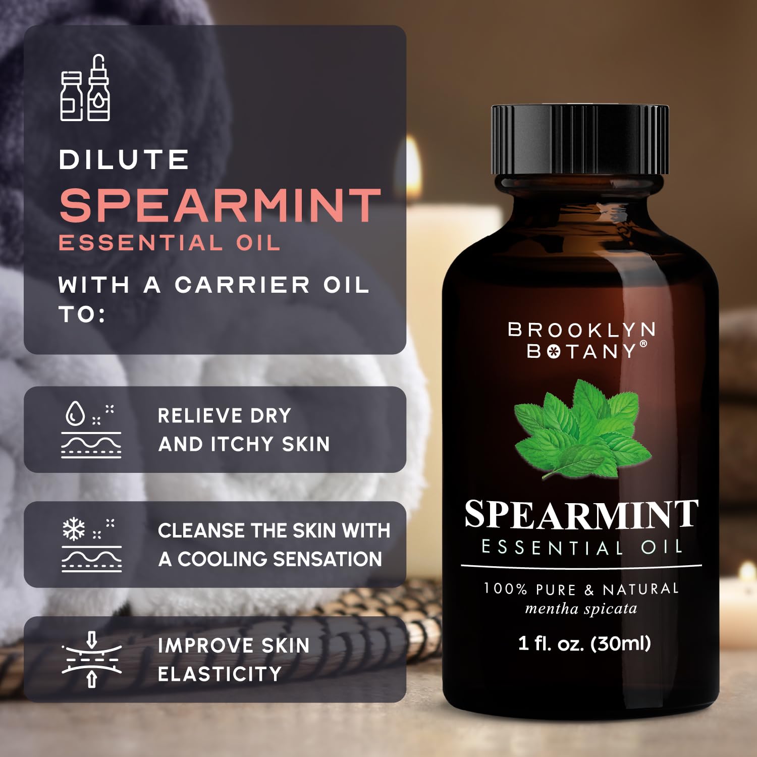 Brooklyn Botany Spearmint Essential Oil – 100% Pure and Natural – Premium Grade Oil Brooklyn Botany buy supplements canada