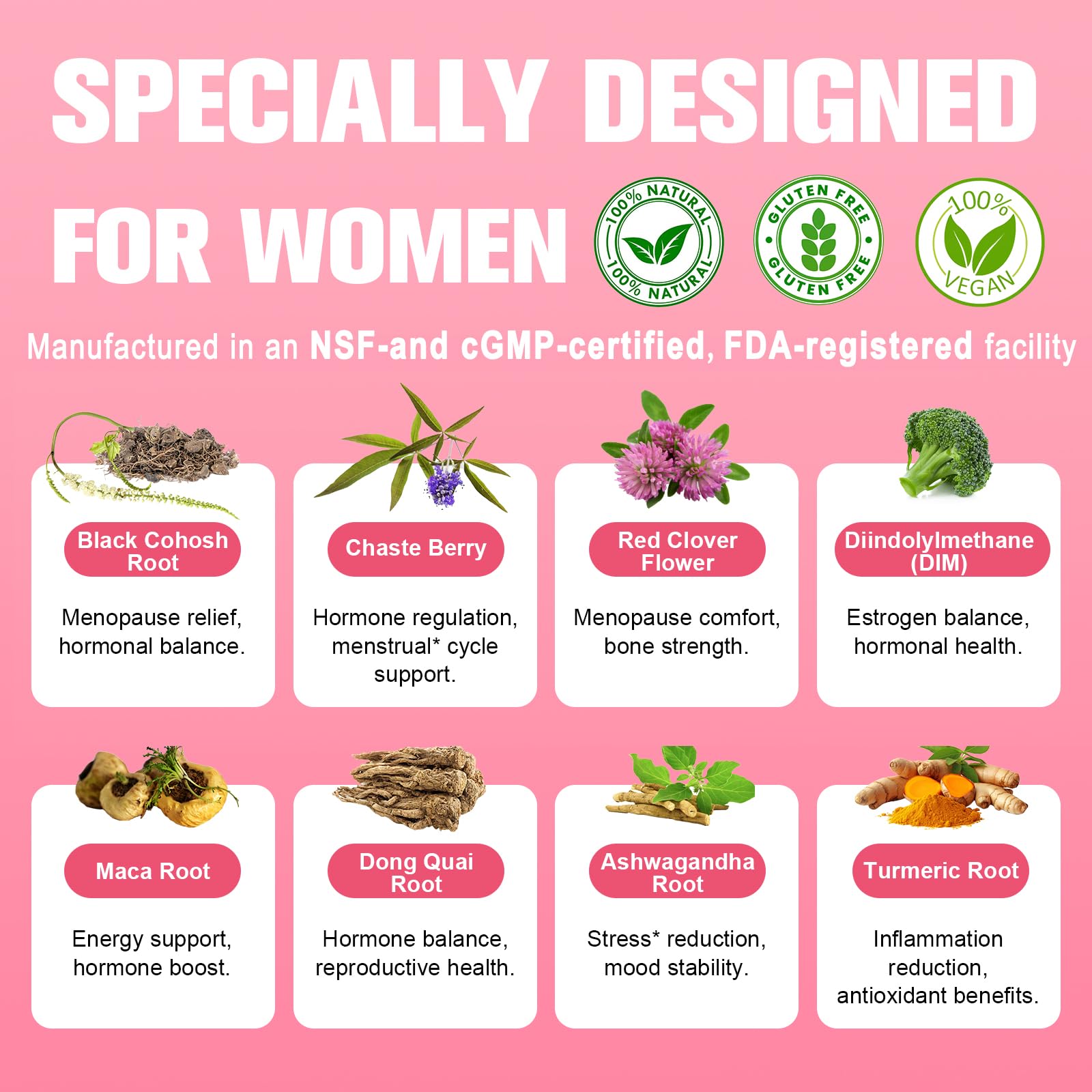 40-in-1 Menopause Supplements for Women, Multibenefit & Complete Black Cohosh for Hot Flashes, Night Sweats & Hormone Balance, w/ Probiotics, DIM, Vitex, Dong Quai, Red Clover and More, 120 Vegan Caps Totaria buy supplements canada