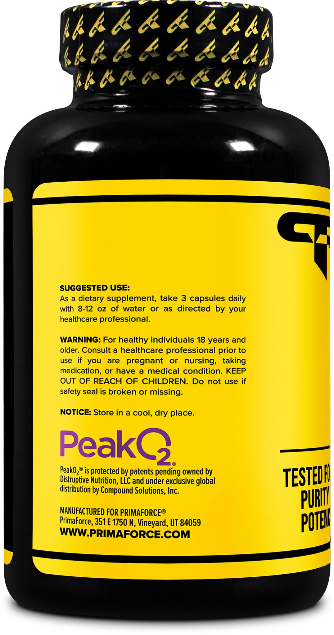Primaforce Peak O2 Performance Mushroom Powered Oxygen Absorption Booster (180 Capsules) (2,000 mg Per Serving, 60 Servings) - Athletic Performance Supplement, Ultimate Mushroom Blend Primaforce buy supplements canada