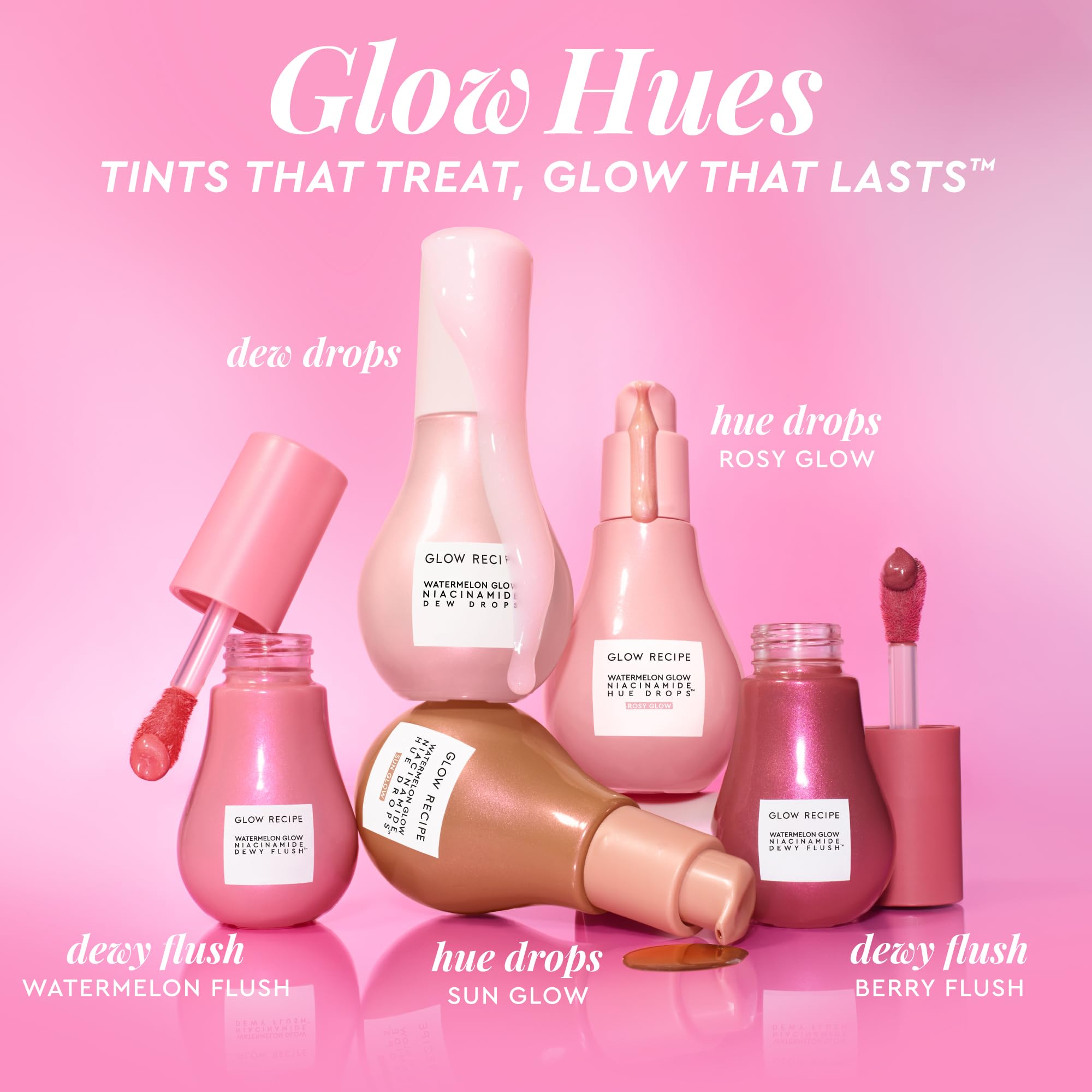 Glow Recipe Niacinamide Dewy Flush Tinted Liquid Blush Serum - Glowy Blush for Cheeks to Smooth, Hydrate & Brighten - Liquid Korean Makeup with Buildable Soft Pink Tint - Watermelon Flush (0.4 oz) Glow Recipe buy supplements canada