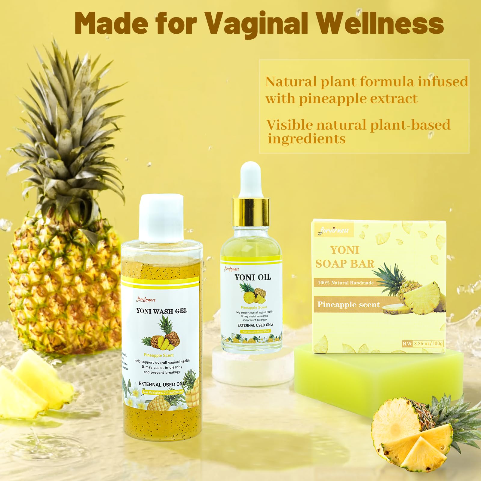 Yoni Wash Yoni Oil Yoni Bar Soap, Women ph Balance, Feminine Wash for Women Remove Odor Moisturizing forvirness buy supplements canada