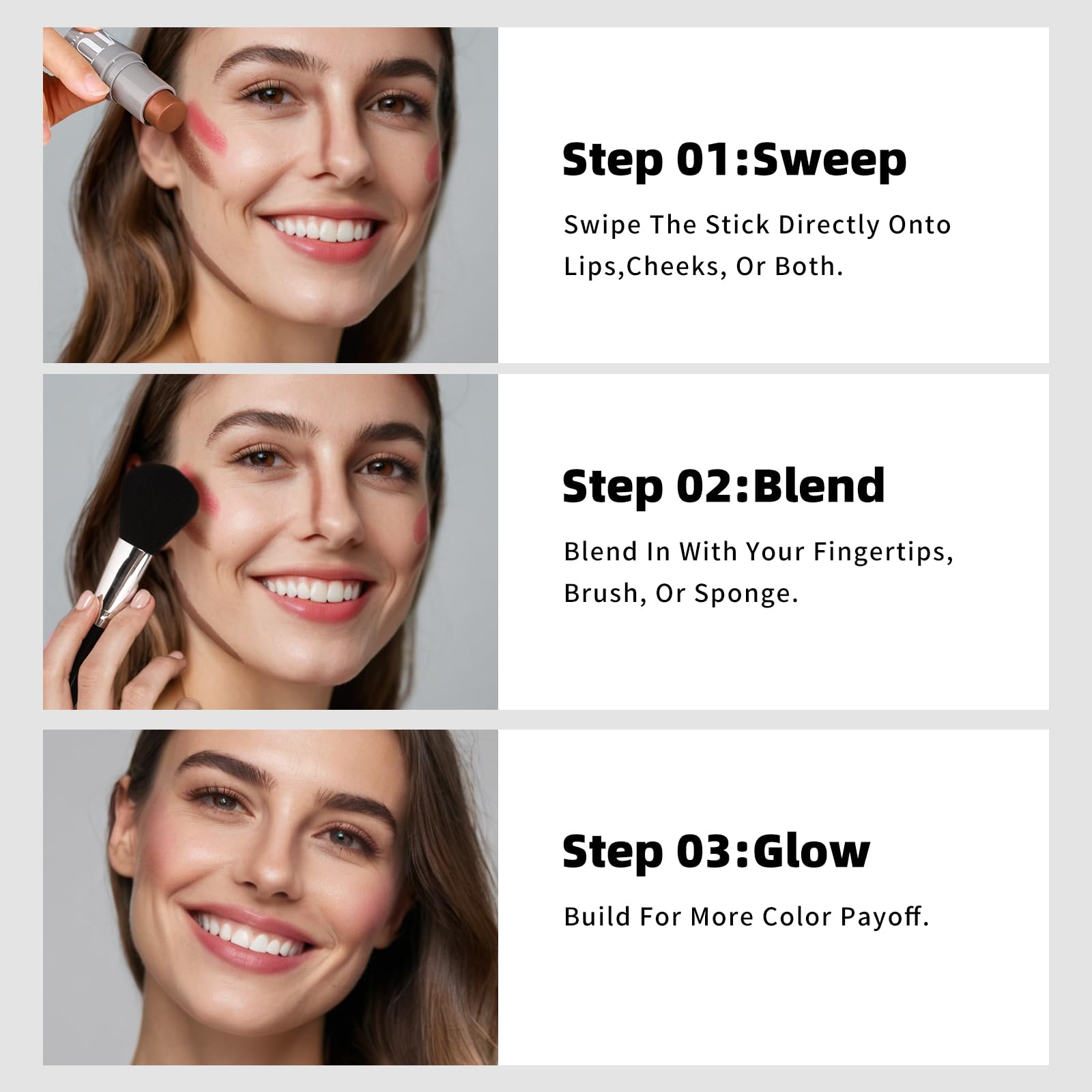 KIMUSE Cream Contour Stick Duo, Cream Blush Stick, Bronzer Shaping Stick, Creamy, Highly Pigmented, Long Lasting, Vegan Face Make Up Sticks KIMUSE buy supplements canada