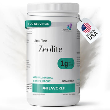 Organic Excellence Zeolite Clinoptilolite Powder – Pure Micronized Mineral Supplement – Supports Gut Health, Cleansing Support & Internal Balance – Non-GMO, Vegan – 500 Servings Organic Excellence buy supplements canada