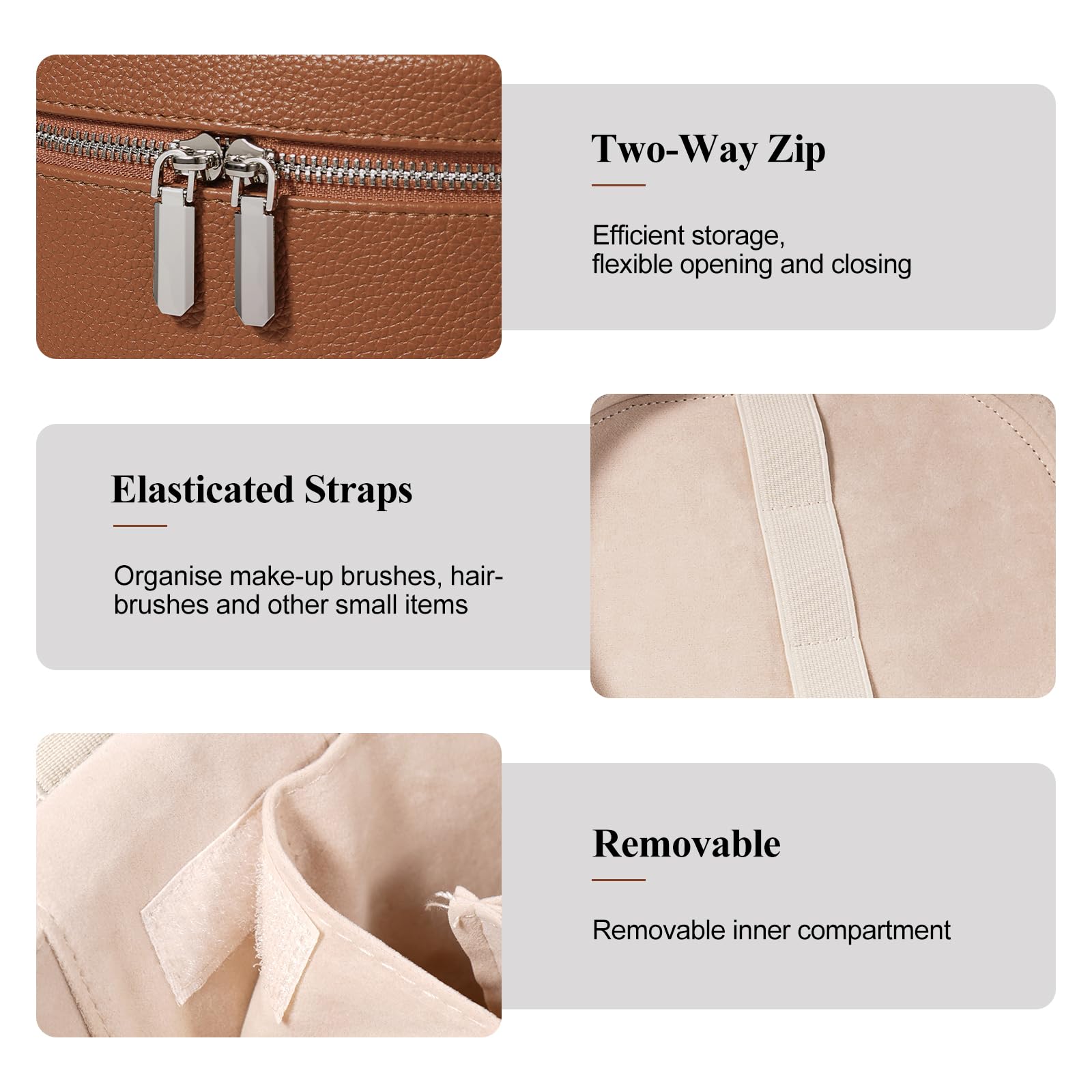 honitty Makeup Bag, Travel Make up Case with Compartments and Handle, Portable Cosmetic Organizer Bags,Toiletry Bag for Women honitty buy supplements canada