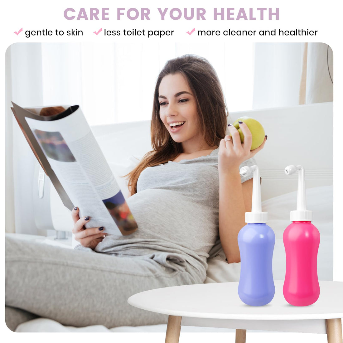 450ML(15.2 OZ) Peri Bottle for Postpartum Care 2 Pack, Portable Travel Bidet for Women, Upside Down VicnKioH buy supplements canada