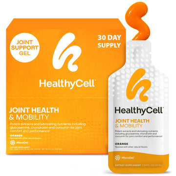 Healthycell Joint Health & Mobility Daily Liquid Supplement - Joint Support Supplement, Inflammation Response, Cartilage & Flexibility with Curcumin, Glucosamine & Chondroitin - 30 Gel Packs Healthycell buy supplements canada