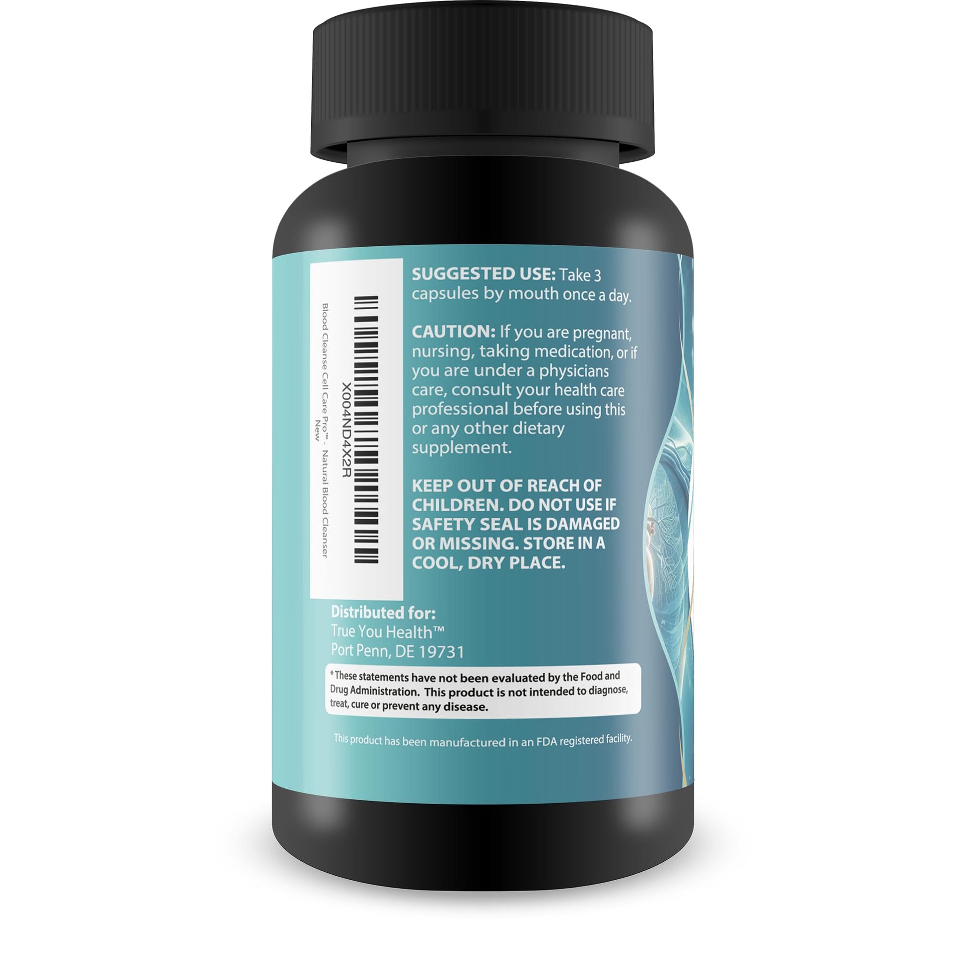 Blood Cleanse Cell Care Pro - Improved Formula - Our Best Blood Cleanse Detox - Cleanse Blood & Detox Body Cleanse - Full Body Cleanse - Sugar Detox Cleanse Pancreas Sweet Blood Cleanse Supplements True You Health buy supplements canada