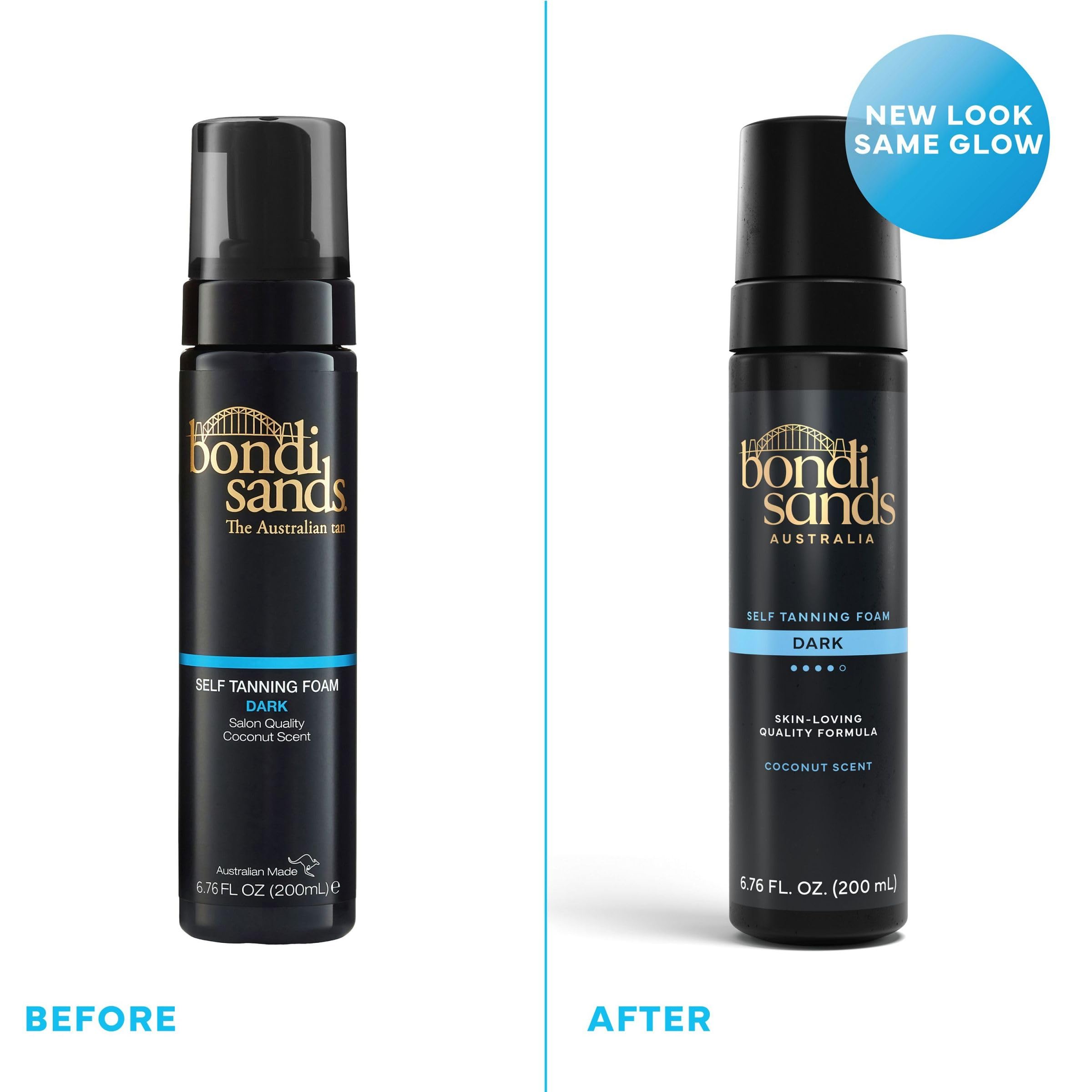 Bondi Sands Dark Self Tanning Foam | Lightweight, Self-Tanner Foam Enriched with Aloe Vera and Coconut Bondi Sands buy supplements canada