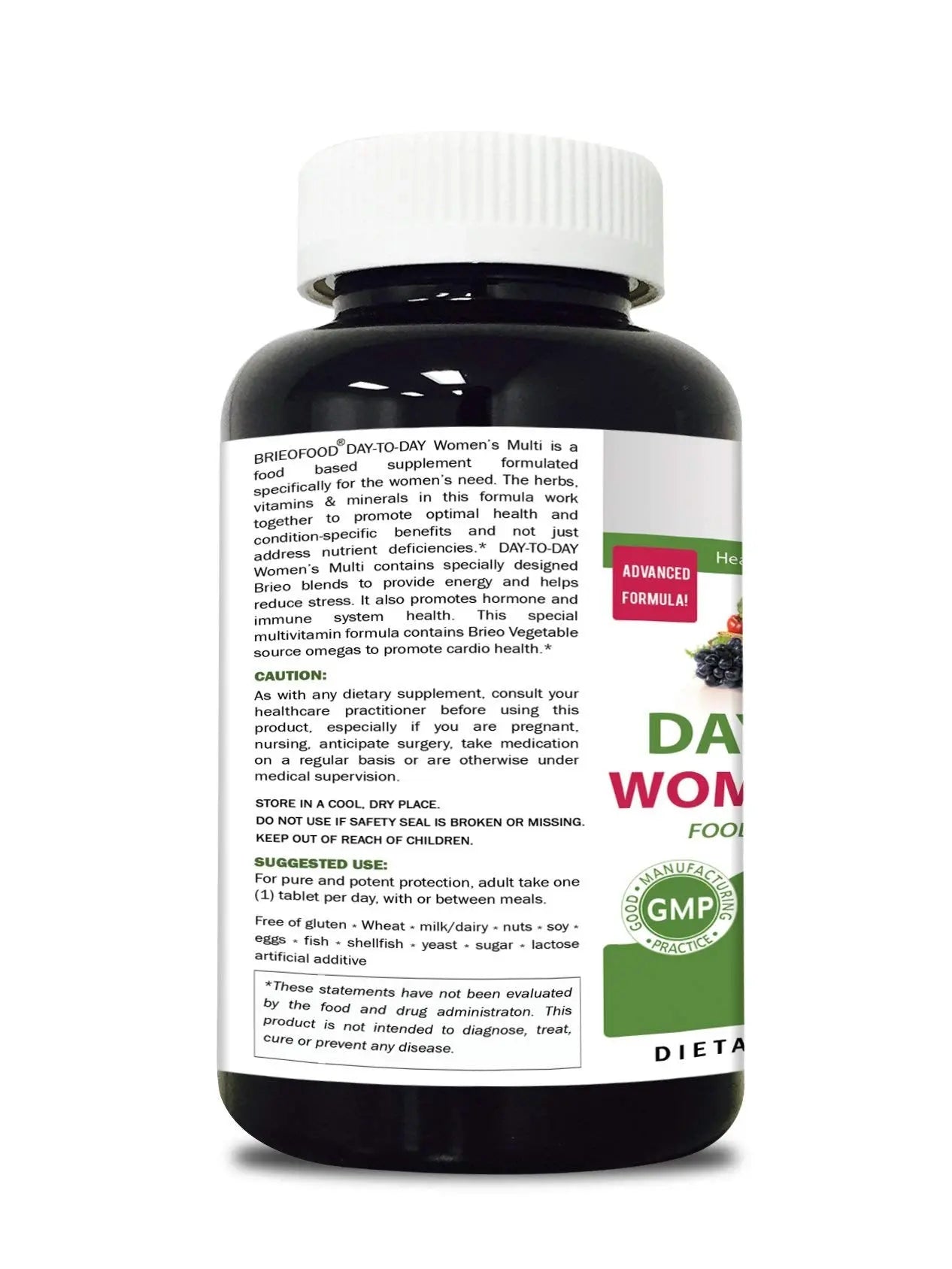 Briofood, Day-to-Day Food Based Women's Multi (180 Tablets) with Vegetable Source Omegas Brieofood buy supplements canada