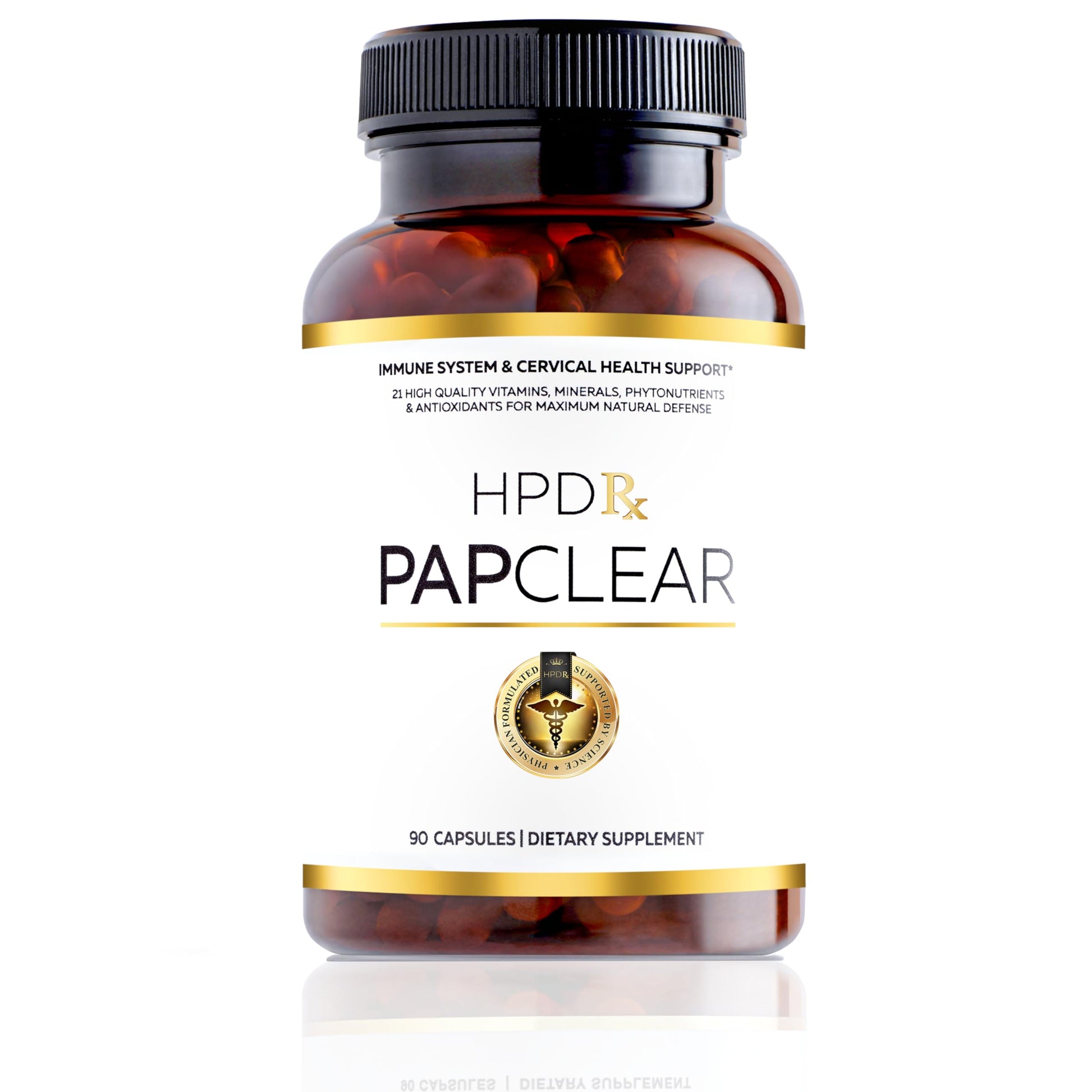 PAPCLEAR Physician Formulated | All Natural Immune Support Supplement | Advanced Powerful Immunity Booster | 21 Vitamins & Nutrients with Organic Shiitake Mushroom & Lycopene | 90 Capsules | Pack of 1 HPD Rx buy supplements canada