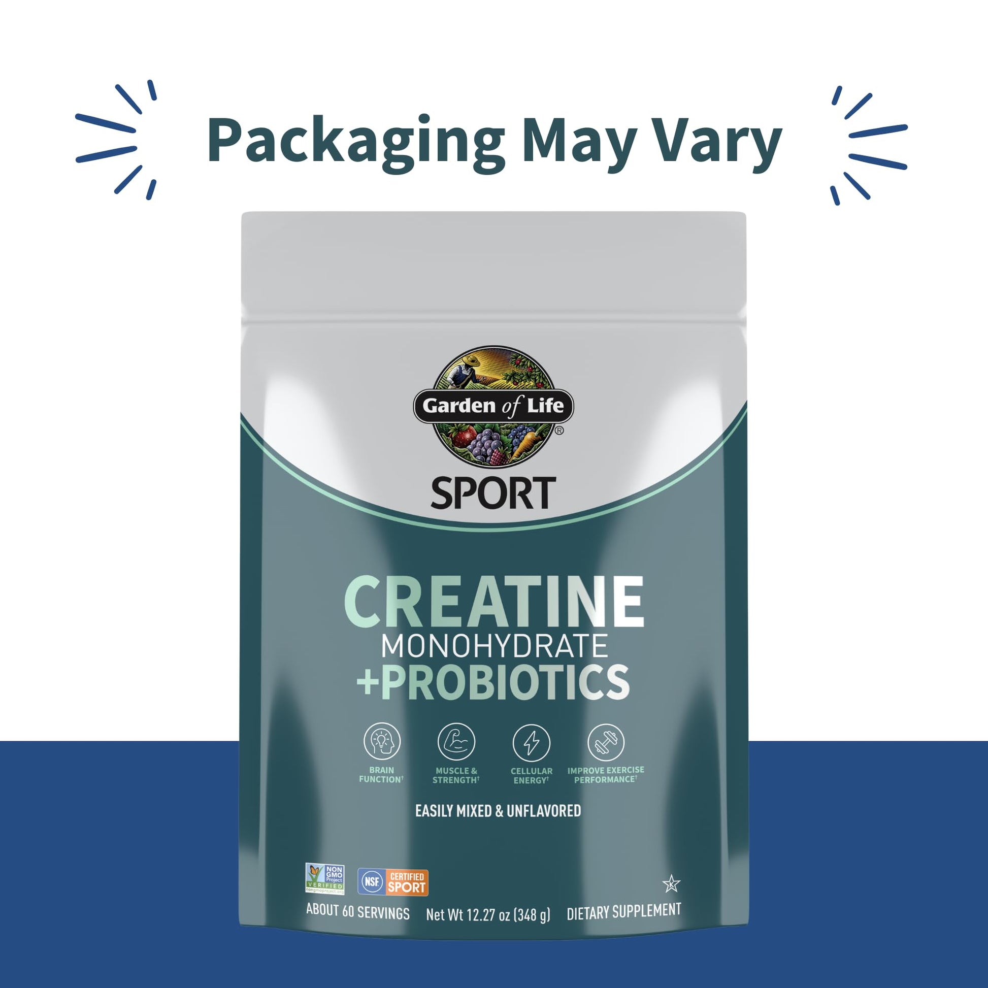 Creatine Monohydrate Powder for Women and Men by Garden of Life, Micronized Pre Workout with Probiotics for Muscle, Strength, Performance, Sport Amino Energy, Garden of Life buy supplements canada