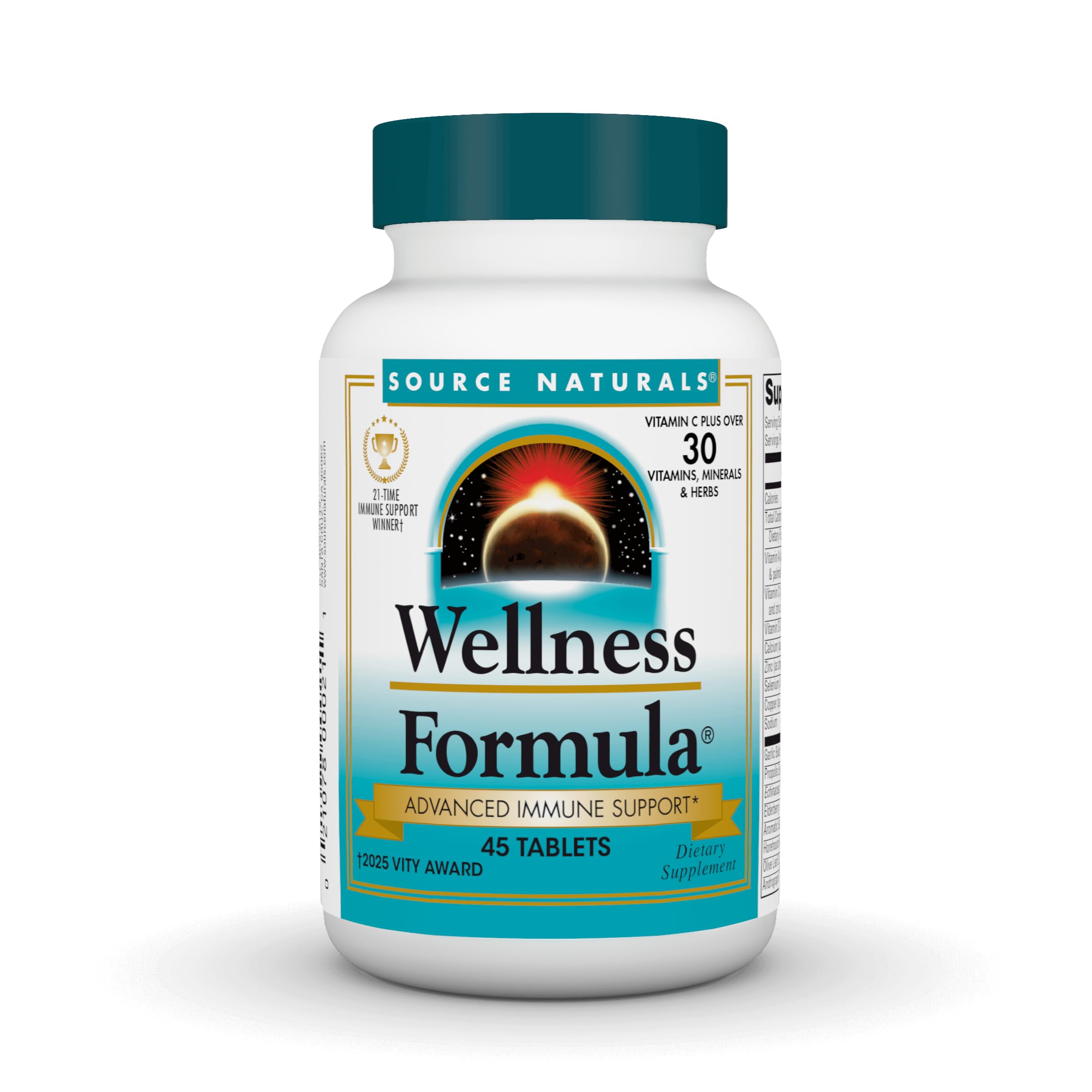 Source Naturals Wellness Formula Bio-Aligned Vitamins & Herbal Defense - Immune System Support Supplement & Immunity Booster - 45 Tablets Source Naturals buy supplements canada