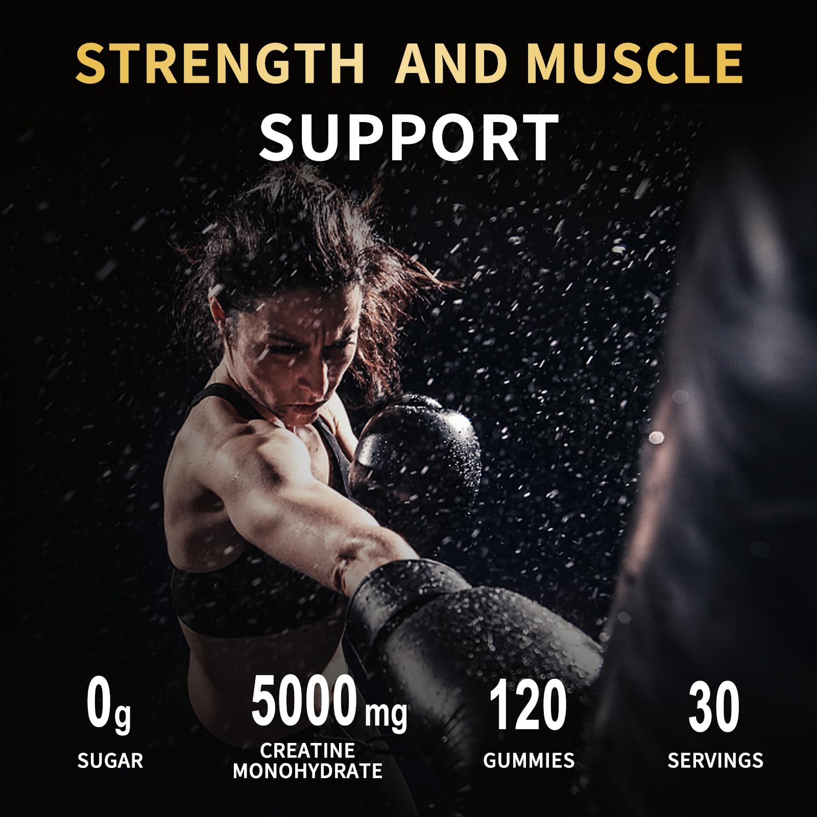 OUYIYUA Creatine Monohydrate Gummies 5000mg for Men & Women - Sugar Free Pre-Workout Supplement, Chewables for Muscle Strength, Muscle Builder, Energy Boost, OUYIYUA buy supplements canada