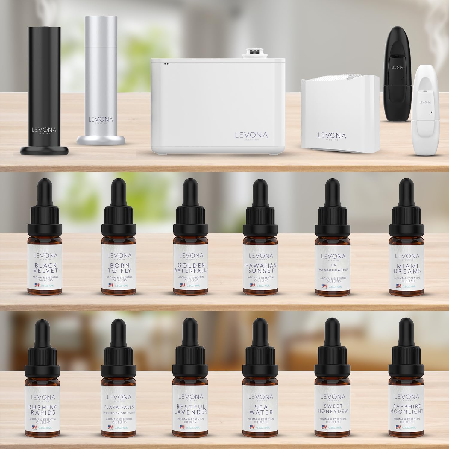 Levona Scents Pure Essential Oils for Diffusers for Home Luxury Scents - Restful Lavender Essential Oil LEVONA SCENT buy supplements canada