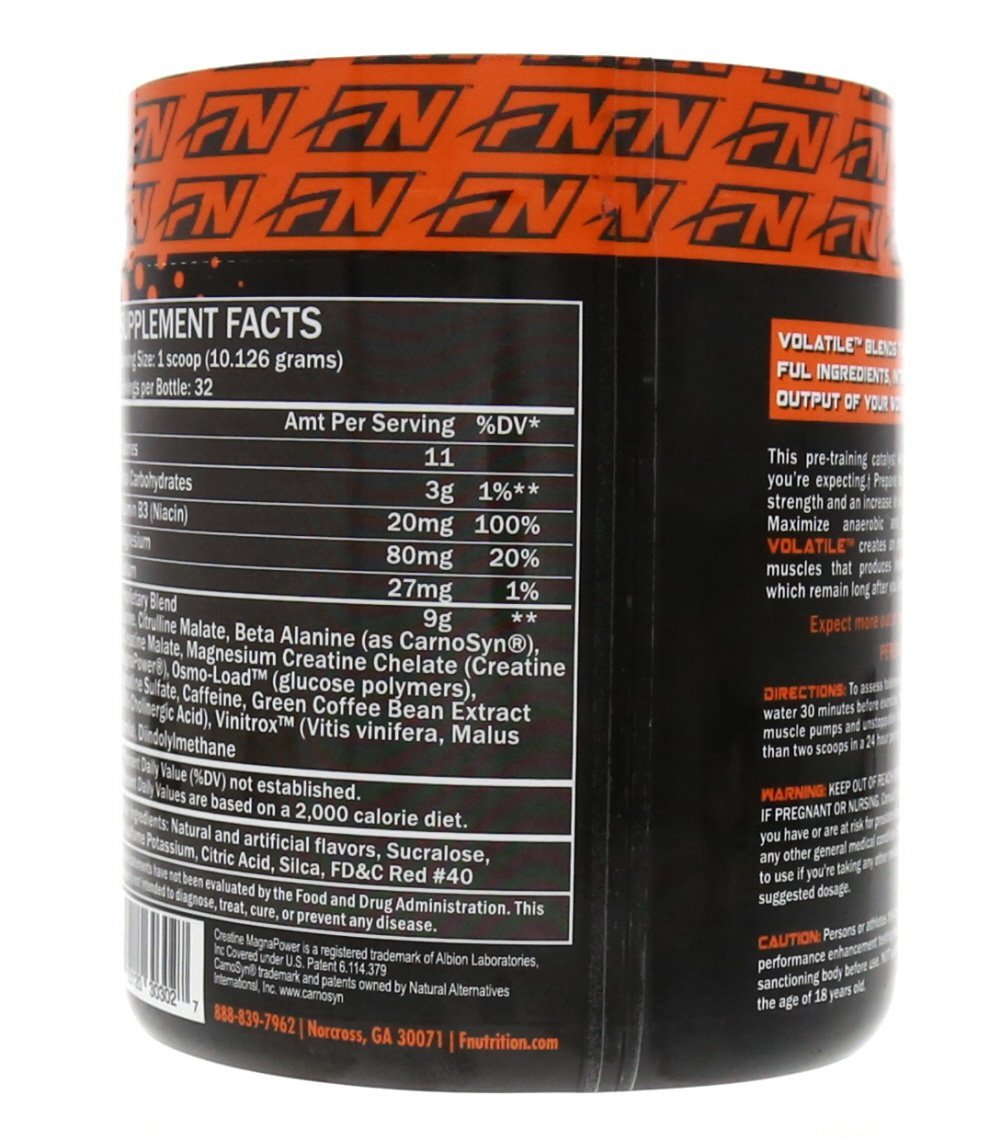 Formutech Nutrition Volatile Pre Workout, Cherry Lemonade, w/2 Forms of Creatine Formutech Nutrition buy supplements canada