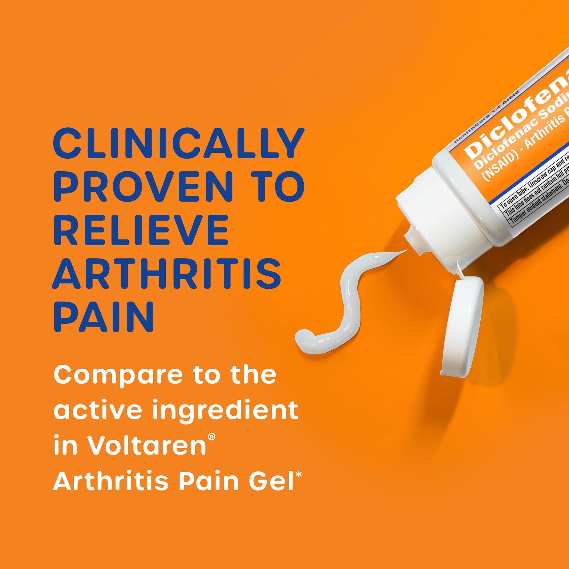 HealthCareAisle Diclofenac Gel, 1%, Arthritis Pain Relief - 150 g tube - Original Prescription Strength (NSAID) HealthCareAisle buy supplements canada