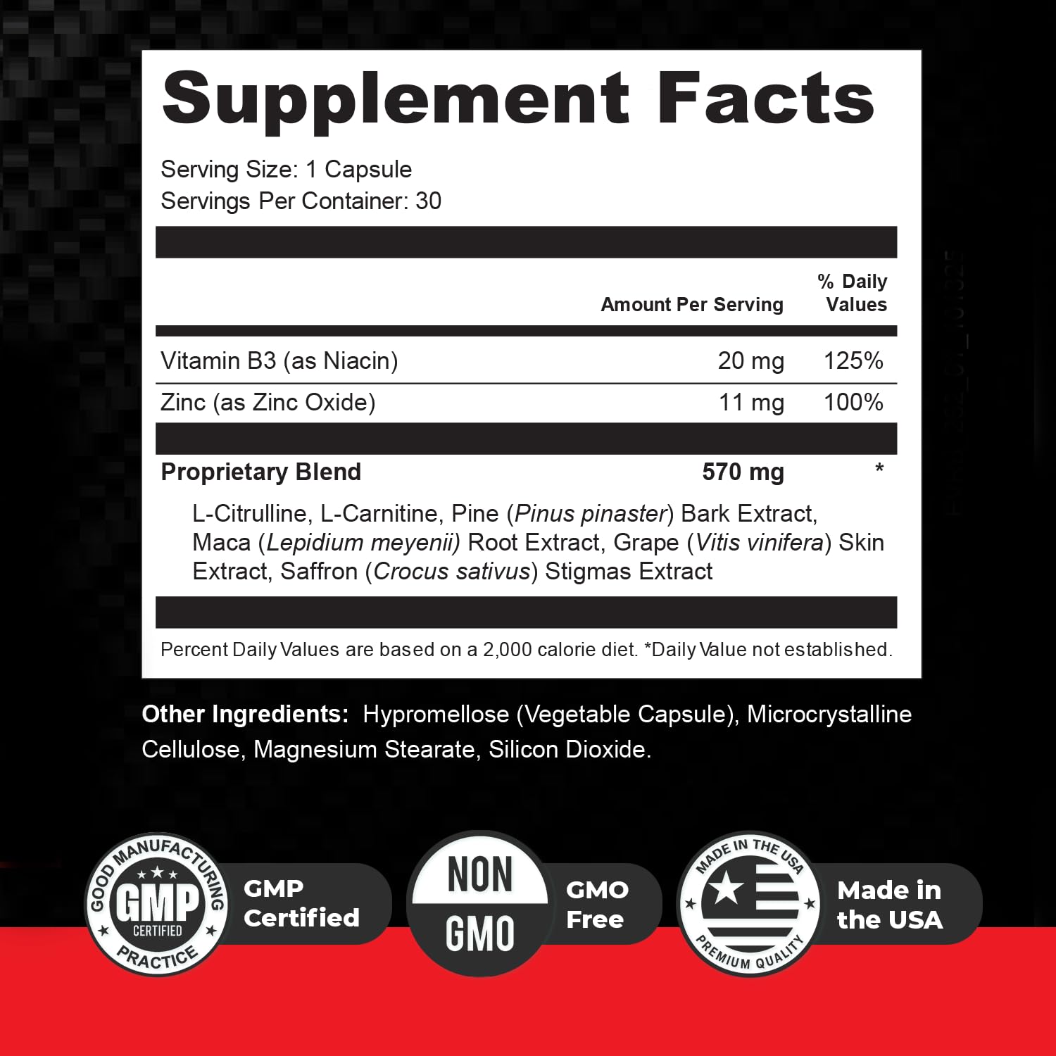 Orby EreForce – Natural Daily Wellness Supplement with L-Citrulline, L-Carnitine & Maca Root – 100% Natural, Non-GMO, GMP Certified, Made in USA – 30 Capsules, 1 Month Supply Orby buy supplements canada