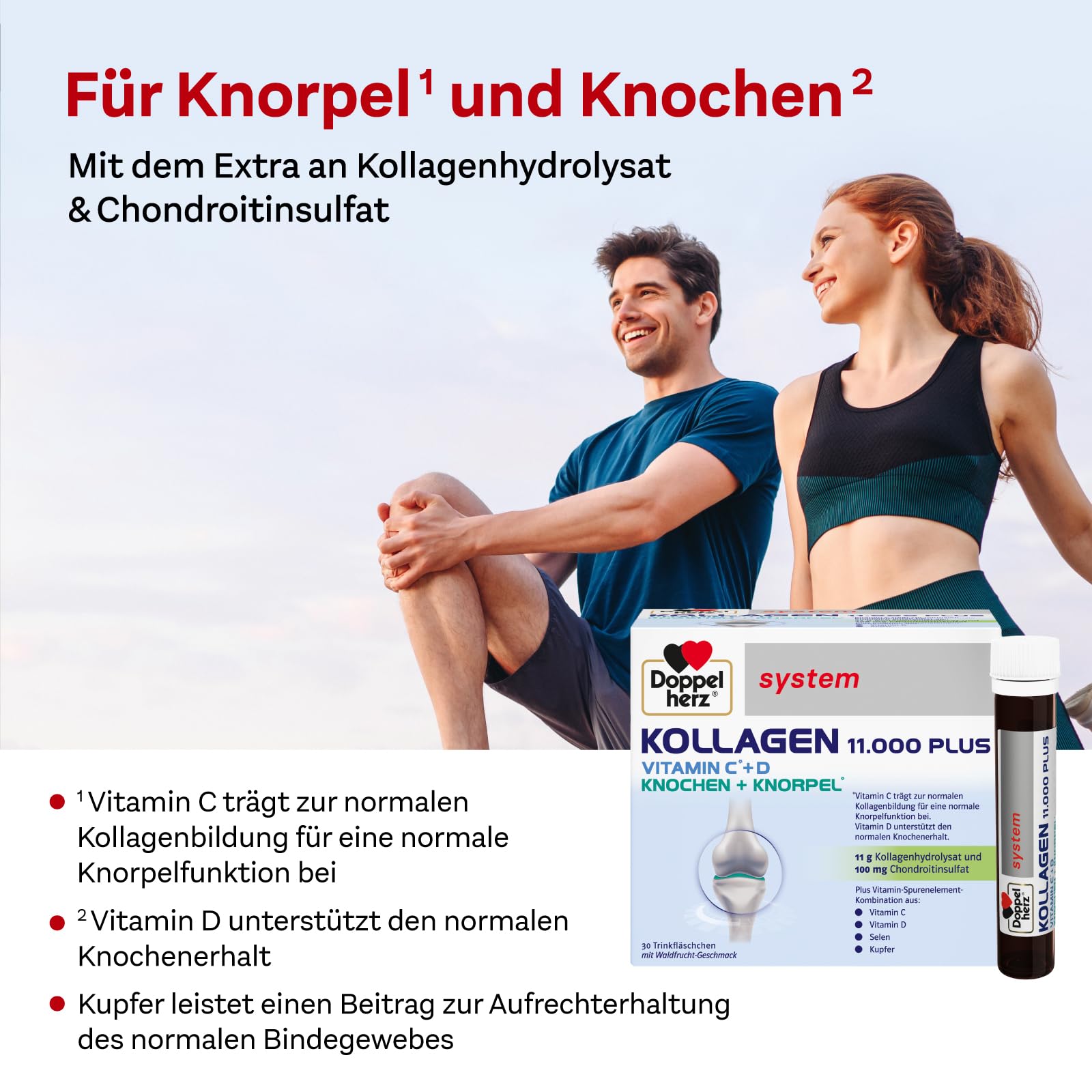 Doppelherz collagen 11,000 ampoules, 30 x 25 ml, PZN:7625039 My Store buy supplements canada