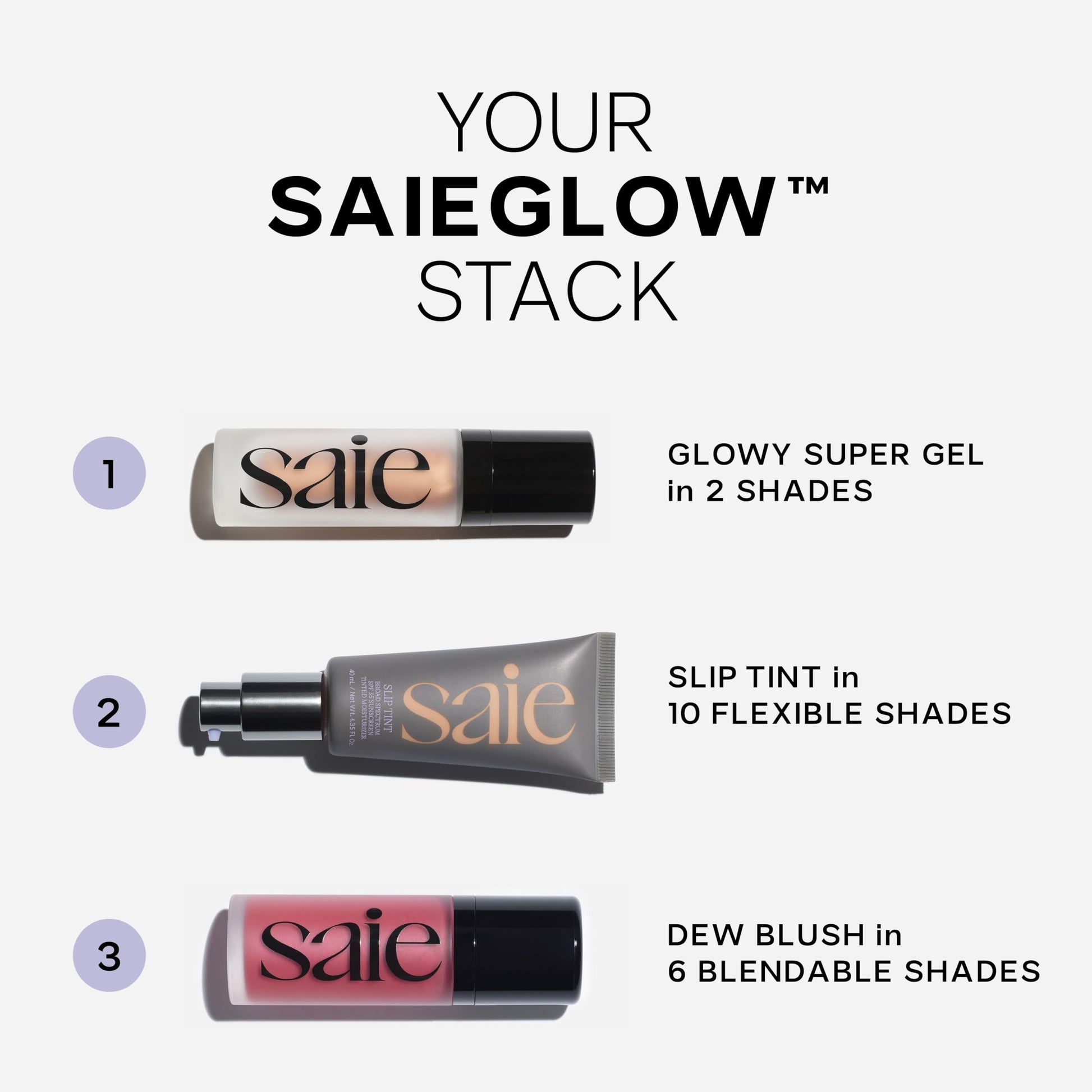 Saie Slip Tint Tinted Moisturizer with SPF 35 - Light Coverage, Glowy Skin Tint & Mineral Sunscreen for Face with Hydrating Hyaluronic Acid - Summer Makeup Essential - Shade Three + Half (1.35 oz) Saie buy supplements canada
