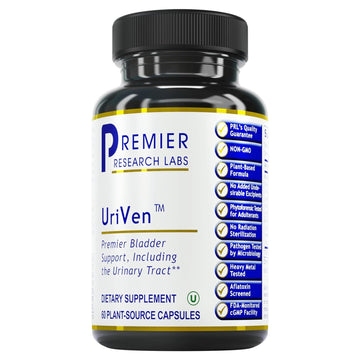 Premier Research Labs UriVen - Bladder Health Support for Women & Men, Cranberry Extract & Marshmallow Root, Urinary Relief, Bladder Relief, Bladder Control Supplement - 60 Vegetarian Capsules Premier Research Labs buy supplements canada