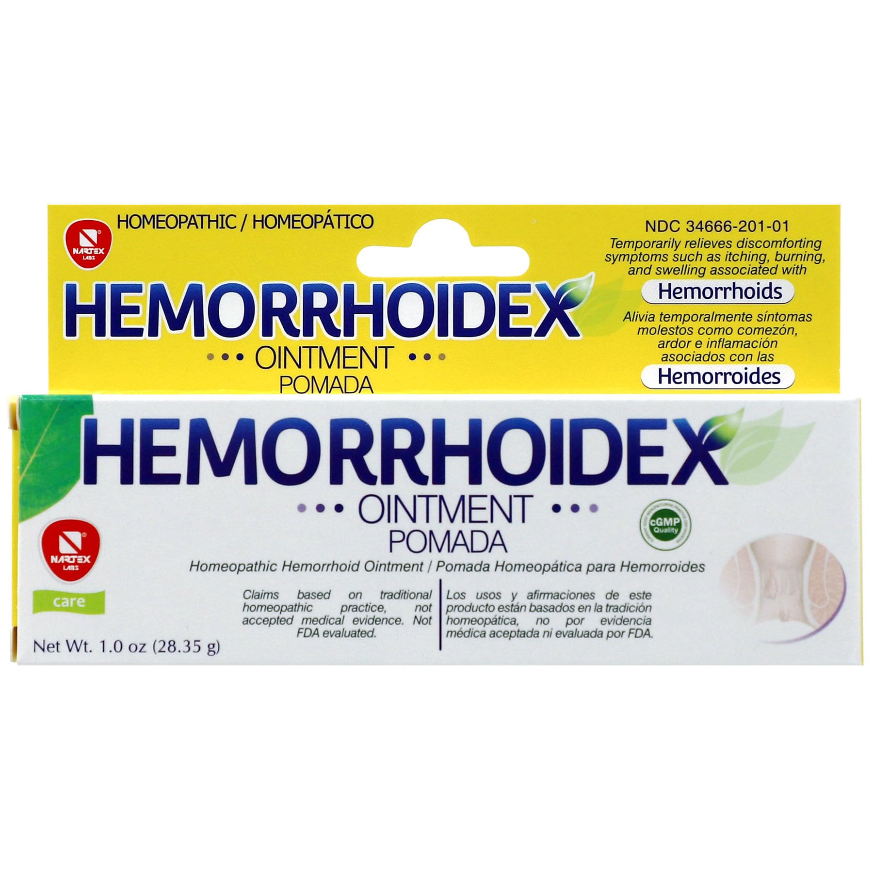 HEMORRHOIDEX Ointment NARTEX LABS buy supplements canada