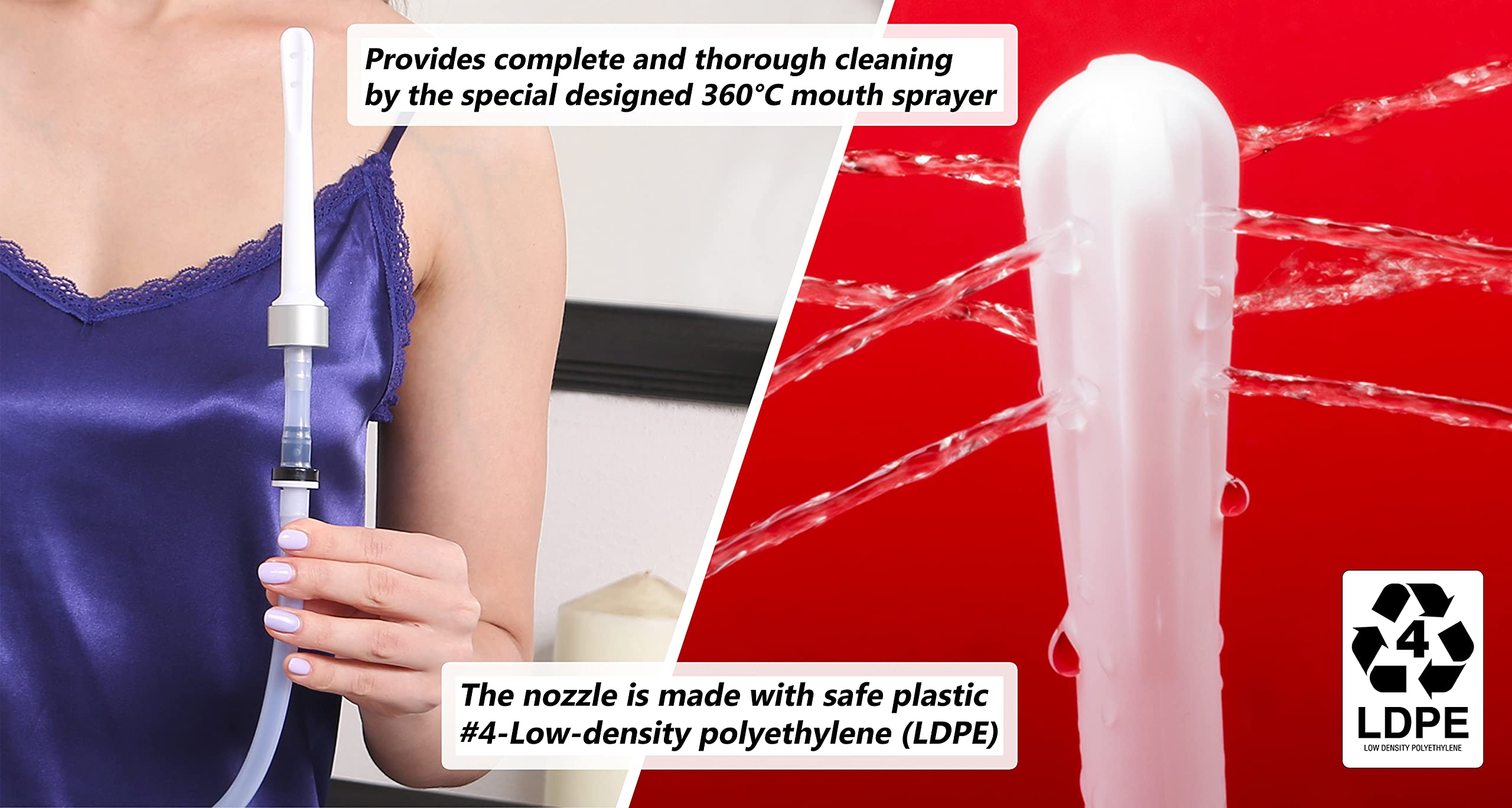 RVDKBULB Natural Vaginal Cleansing System with 3 One-Way Valves - Vaginal Douche for Women RVDKBULB buy supplements canada