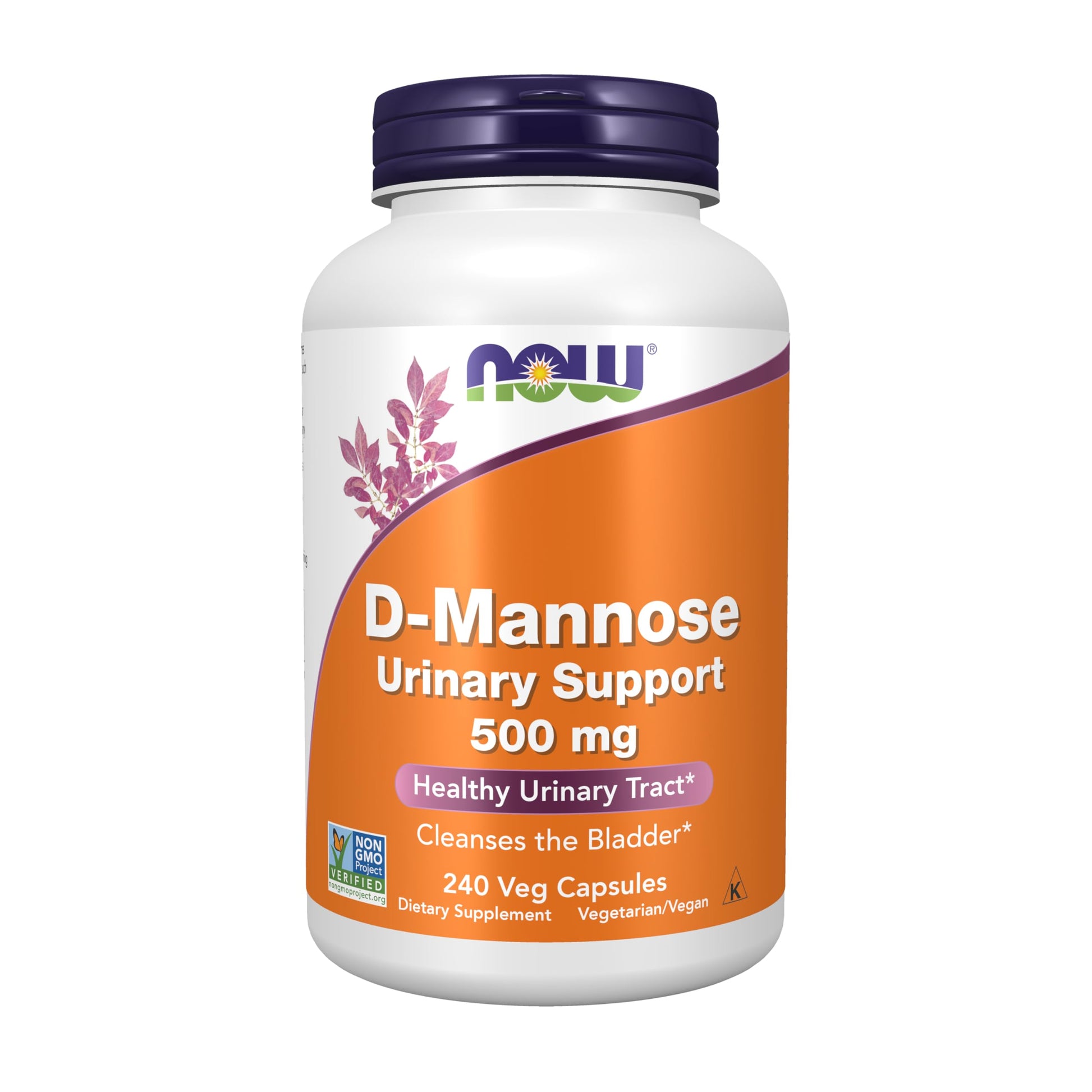 NOW Foods Supplements, D-Mannose 500 mg, Non-GMO Project Verified, Healthy Urinary Tract*, 240 Veg Capsules NOW Foods buy supplements canada