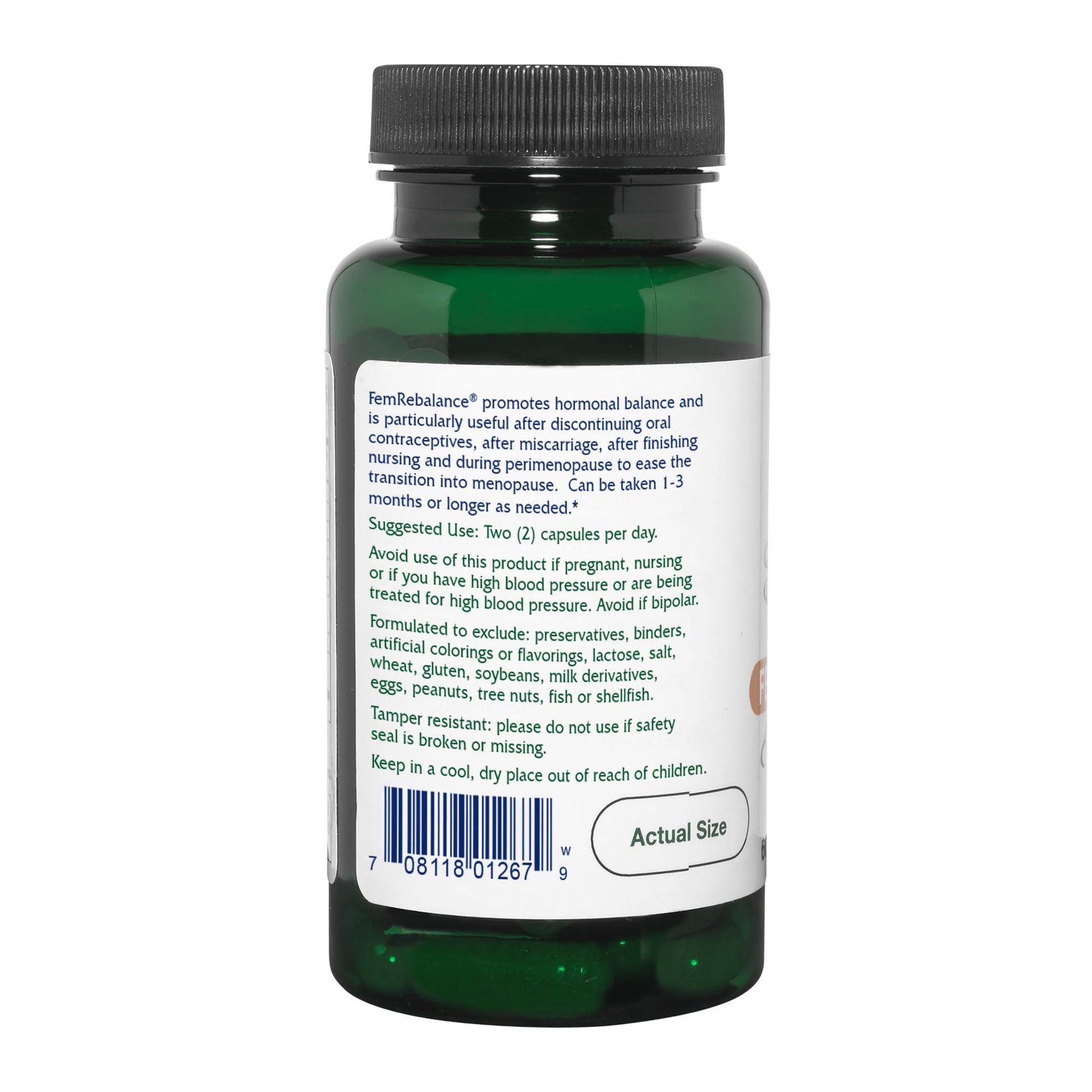 Vitanica FemRebalance, Hormone Balance Support for Women, Vegan, 60 Capsules Vitanica buy supplements canada