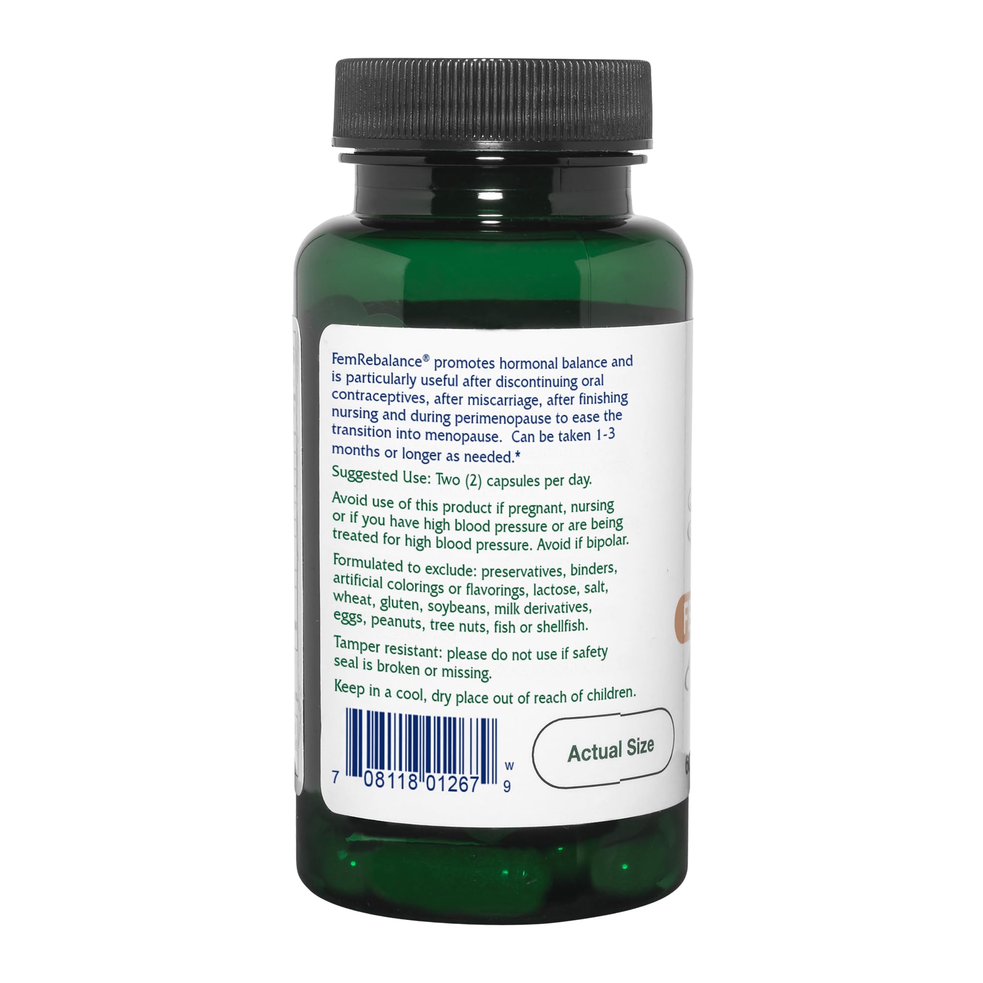Vitanica FemRebalance, Hormone Balance Support for Women, Vegan, 60 Capsules Vitanica buy supplements canada