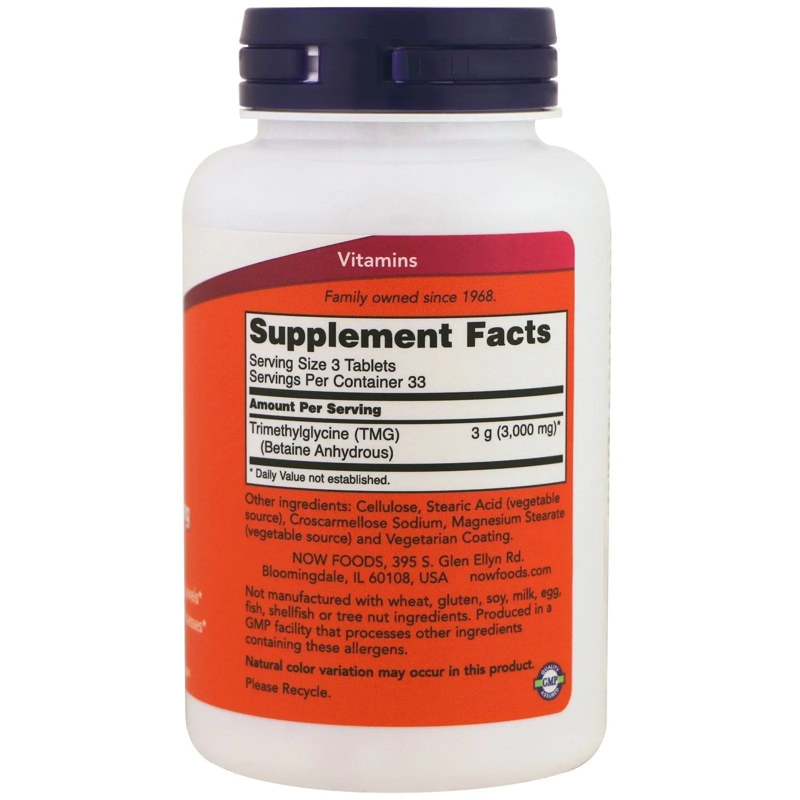 NOW TMG 1000mg, 100 Count (Pack of 2) NOW Foods buy supplements canada