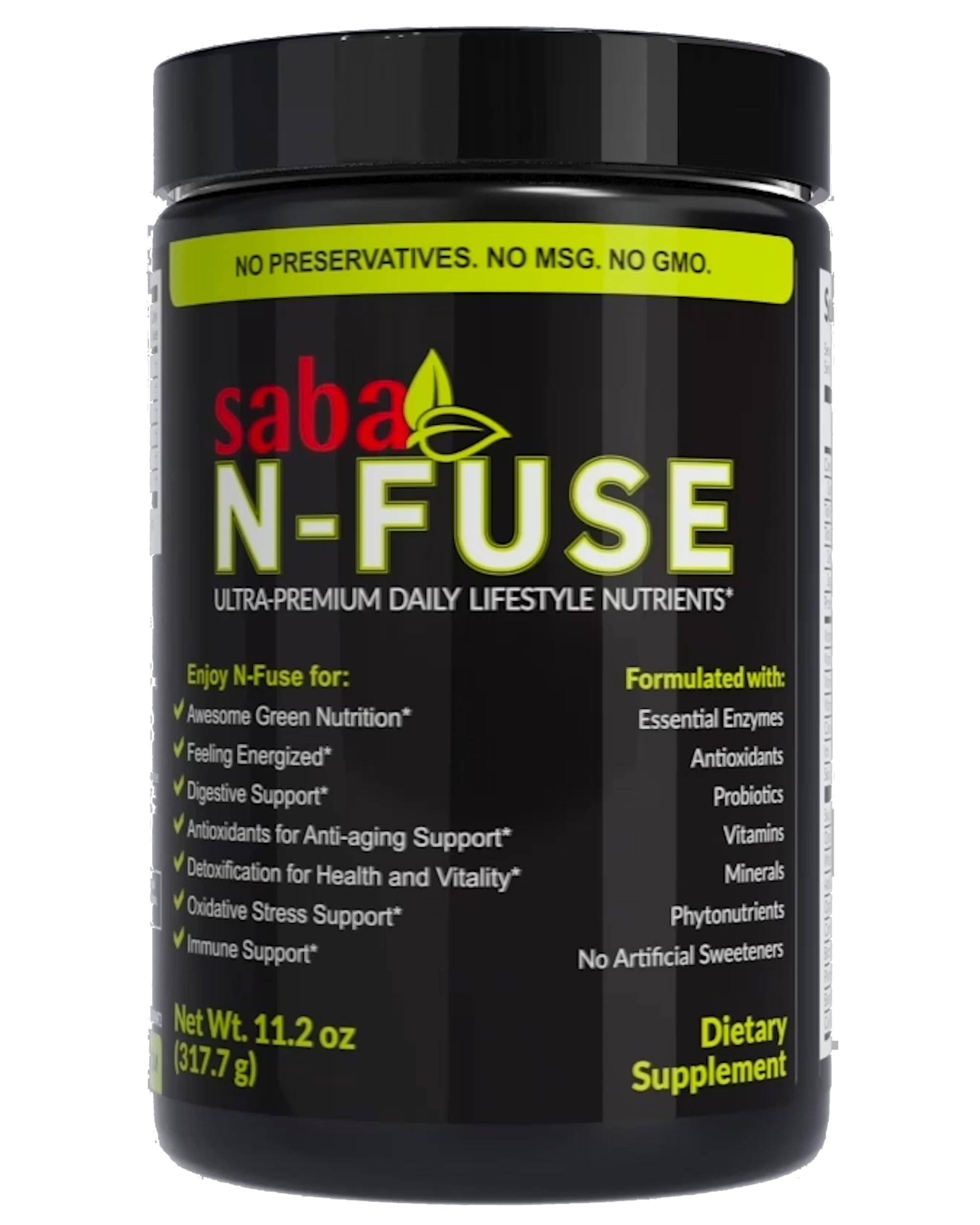 Saba N-Fuse-Whole Food Daily Nutrition,-Phytonutrients, Pre and Probiotics, Enzymes Saba buy supplements canada