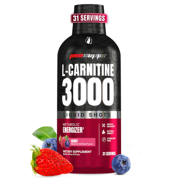 ProSupps L-Carnitine Liquid 3000, Stimulant-Free Liquid Shots for Men & Women - Clean Workout Drink for Energy, Performance & Muscle Recovery ProSupps buy supplements canada