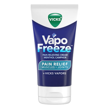 Vicks VapoFreeze Topical Pain Cream 3.0oz, Maximum Strength Menthol+ for Muscle Pain Relief, Joint Pain Relief, Knee Pain Relief, Back Pain Relief, Cream for Pain Relief, Topical Pain Relief Vicks buy supplements canada