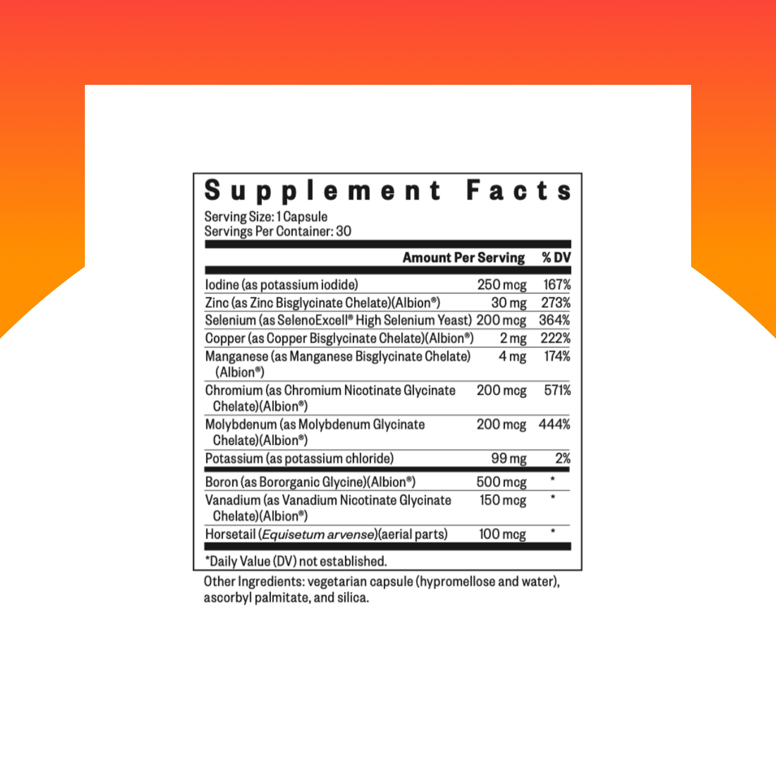 Seeking Health Trace Minerals Complex - Includes 10 Essential Trace Minerals - Mineral Supplement Supports Immune & Nervous System Seeking Health buy supplements canada